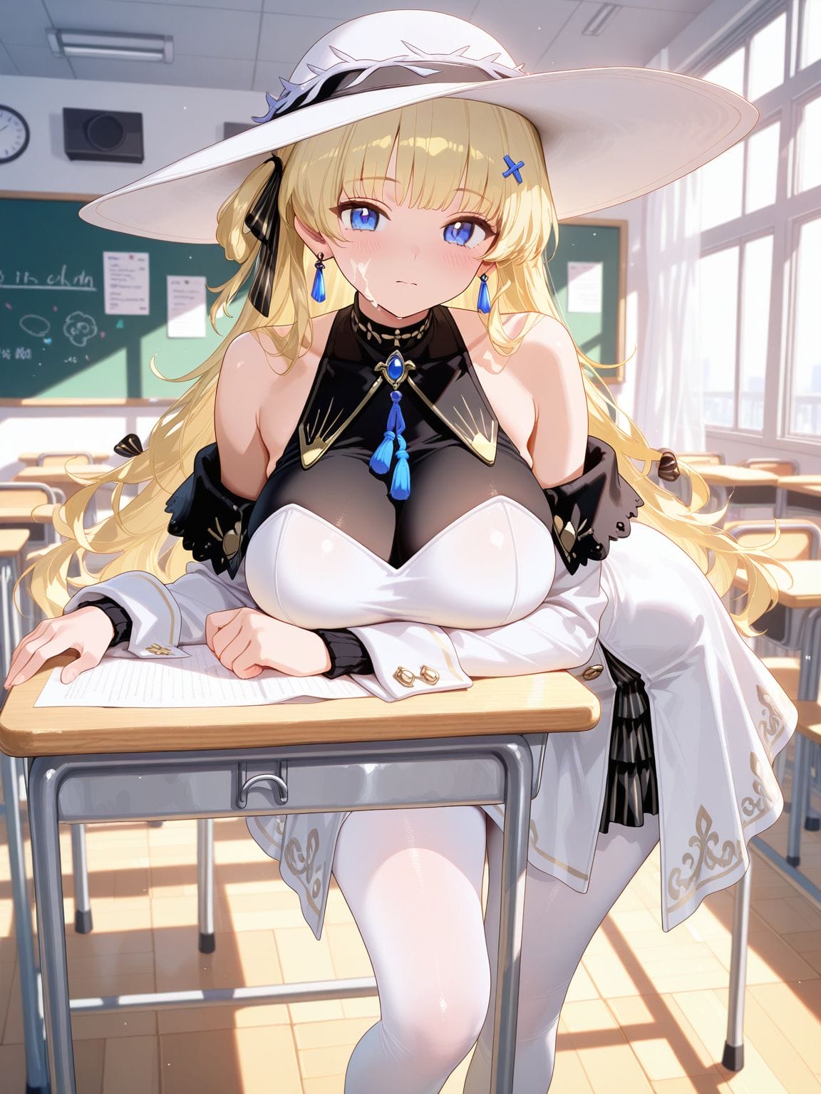 【鸣潮 菲比】美图收藏分享 二次元图片壁纸 萌系 校园 教室