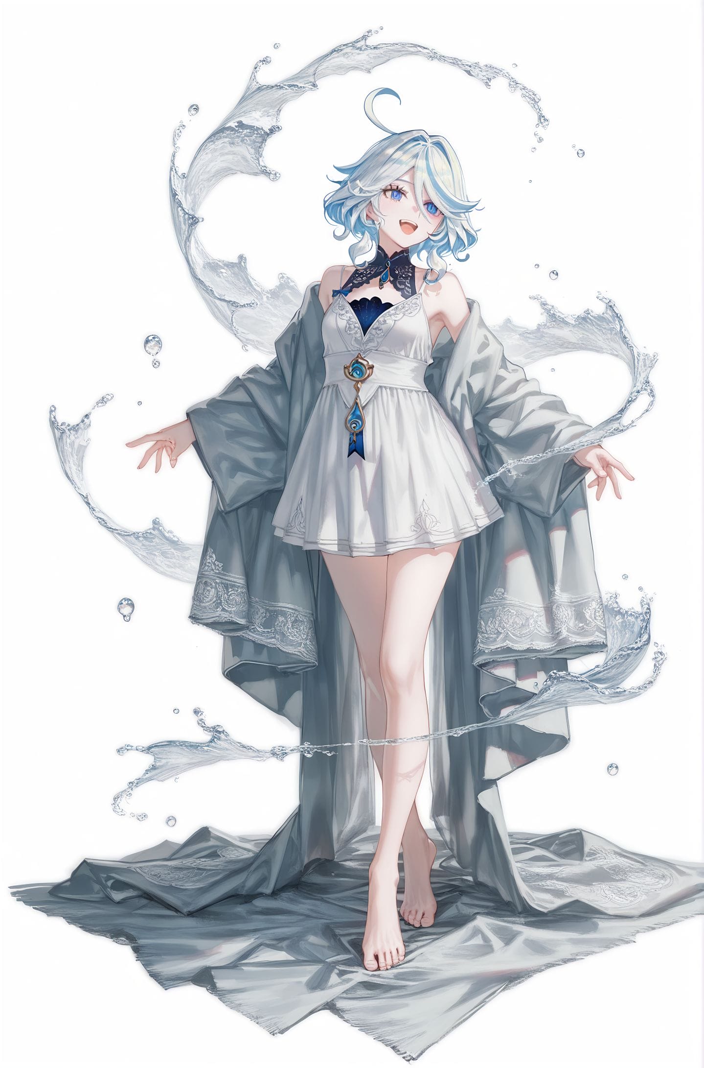 百变可爱芙芙 芙宁娜 原神 立绘 二次元壁纸