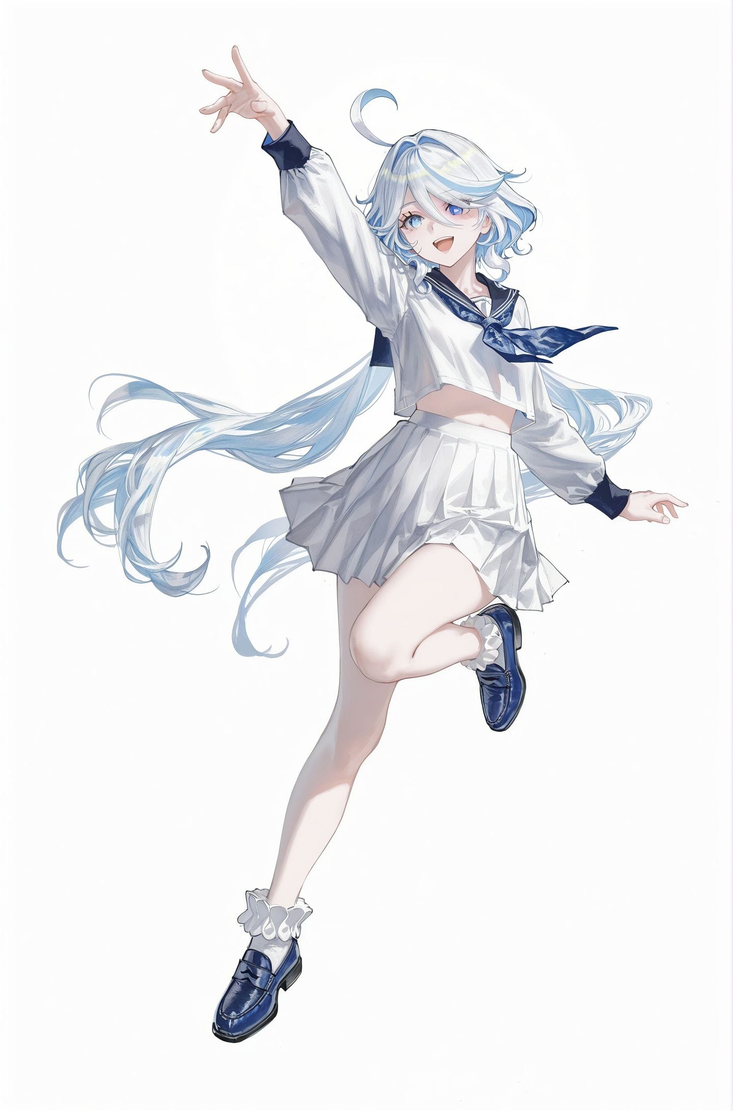 百变可爱芙芙 芙宁娜 原神 立绘 二次元壁纸