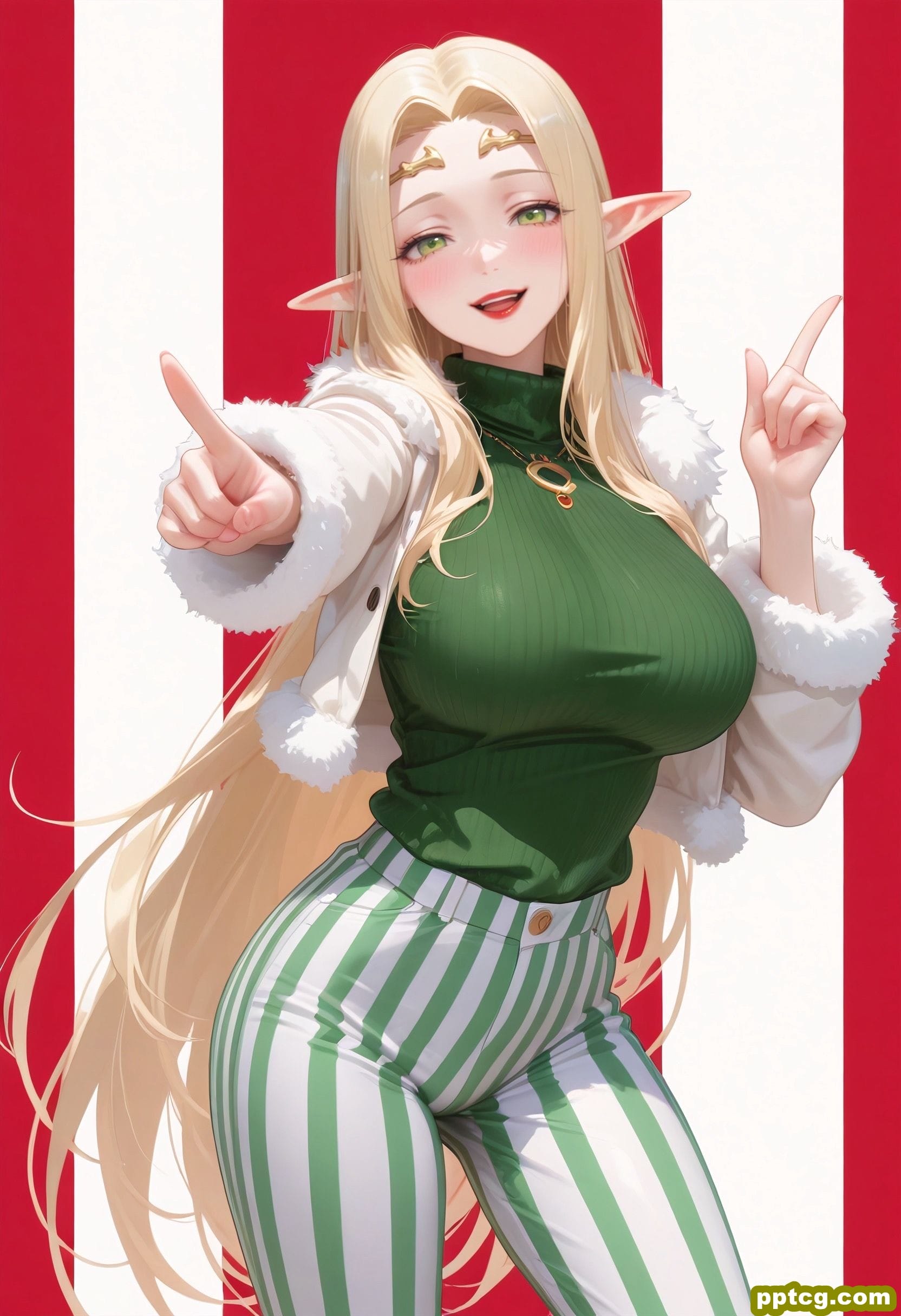 二次元少女壁纸 潮图 可爱表情