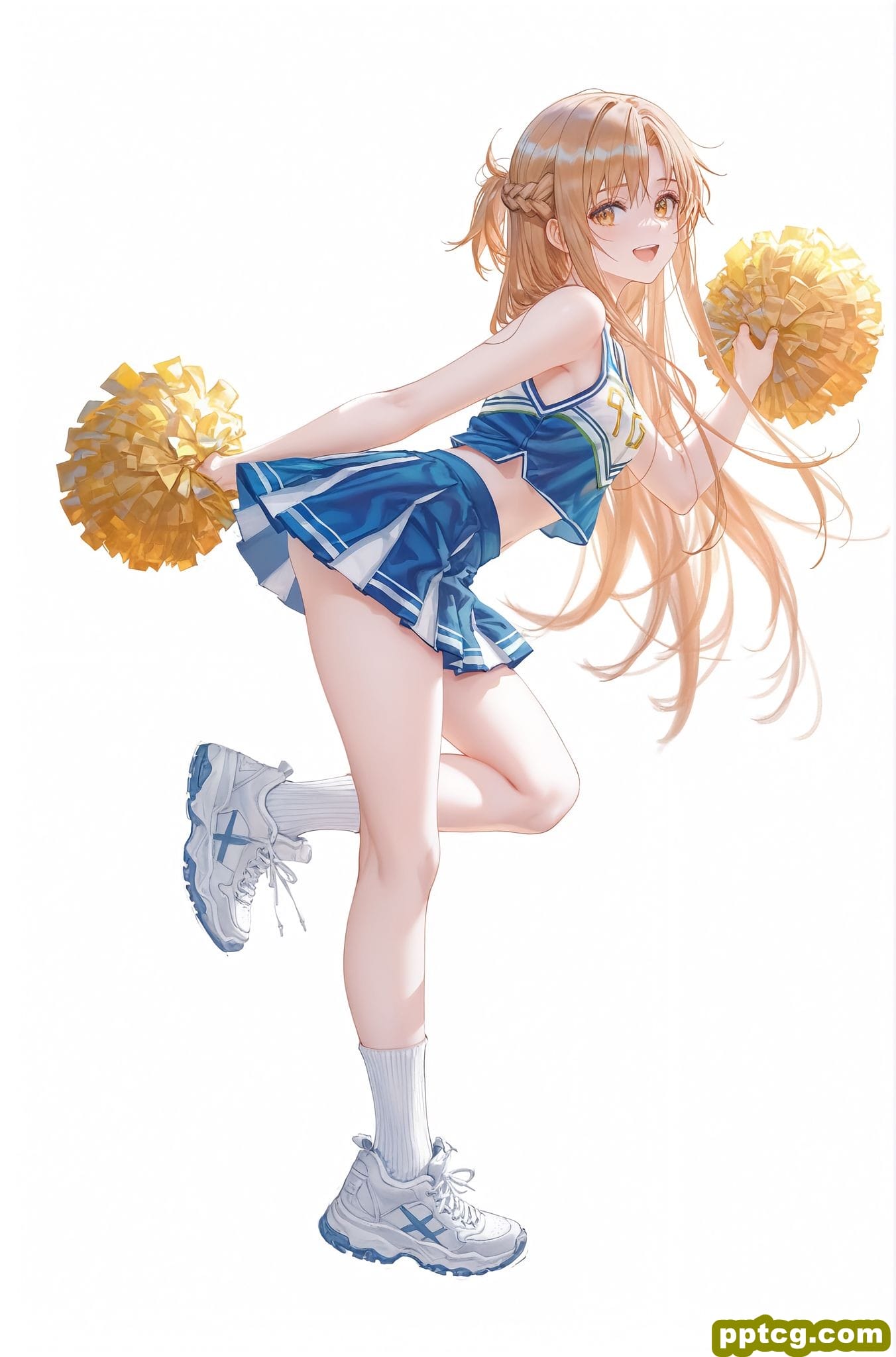 换装亚丝娜 立绘 二次元少女 刀剑神域 AI绘画-皮皮兔动漫