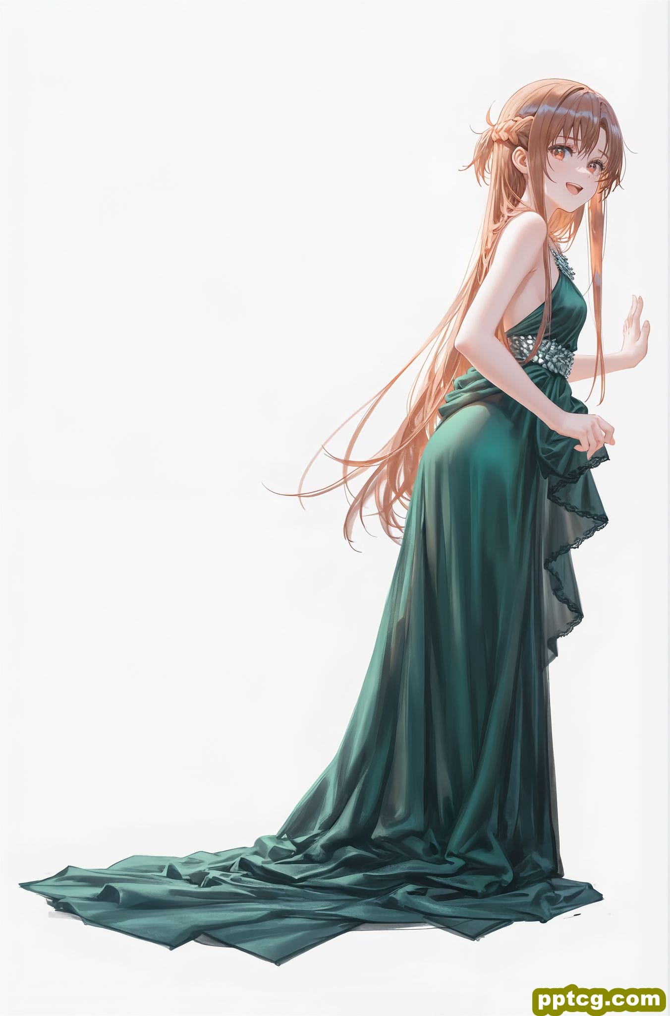 换装亚丝娜 立绘 二次元少女 刀剑神域 AI绘画