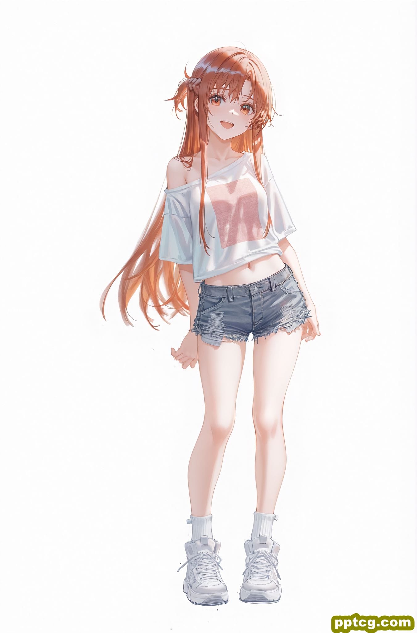 换装亚丝娜 立绘 二次元少女 刀剑神域 AI绘画