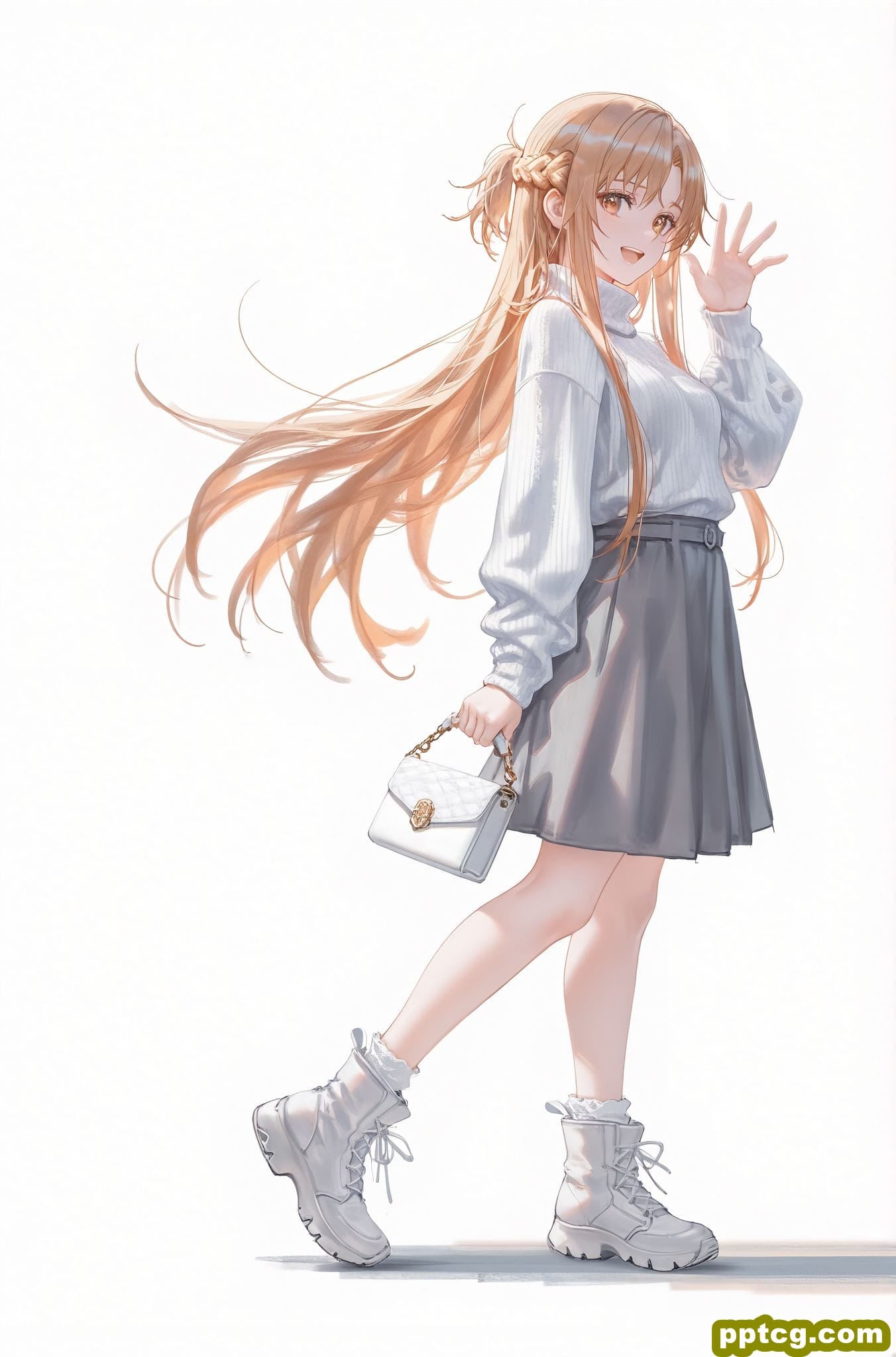 换装亚丝娜 立绘 二次元少女 刀剑神域 AI绘画