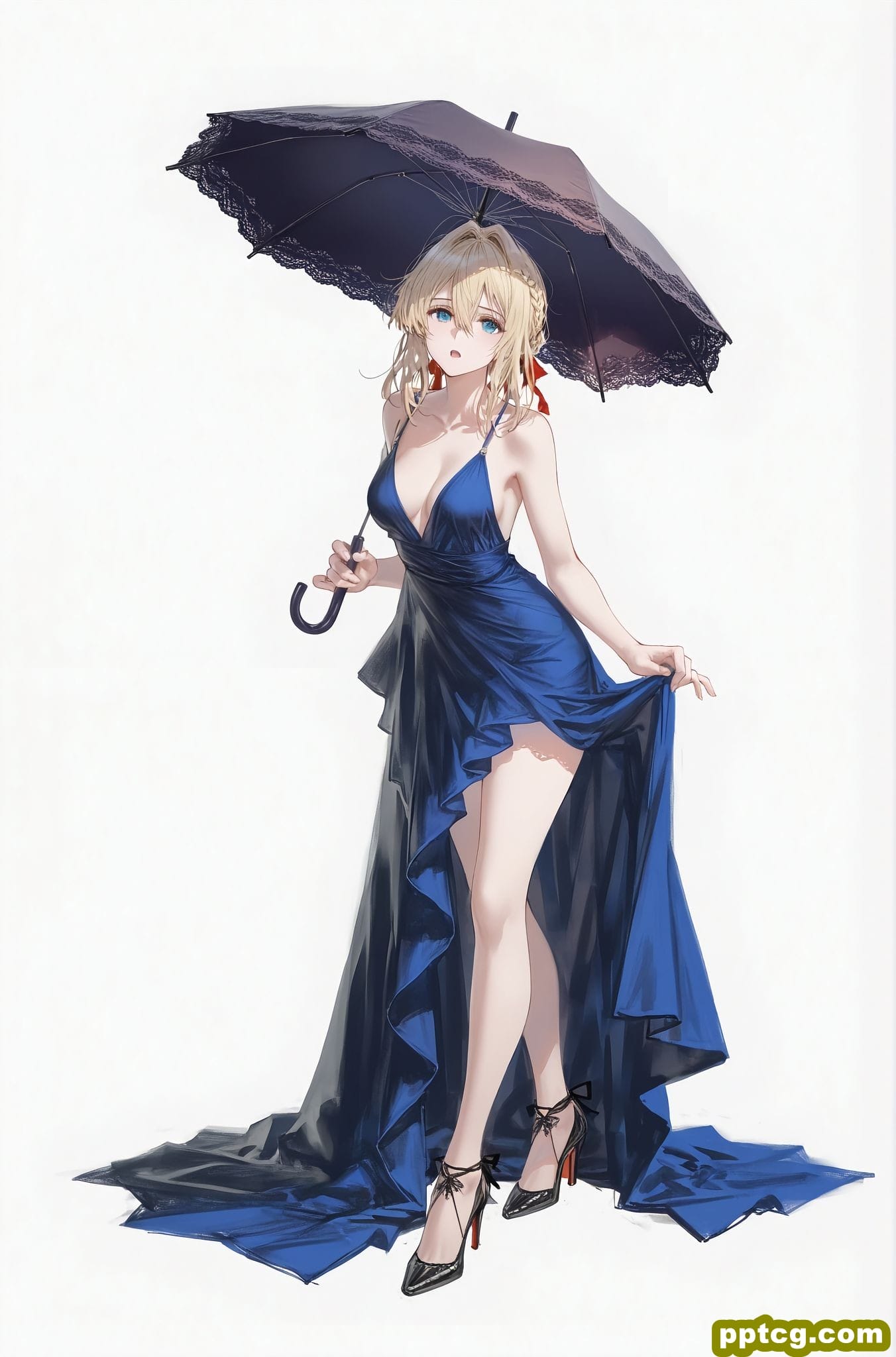 换装薇尔莉特 好看 紫罗兰永恒花园 立绘 二次元少女 AI绘画