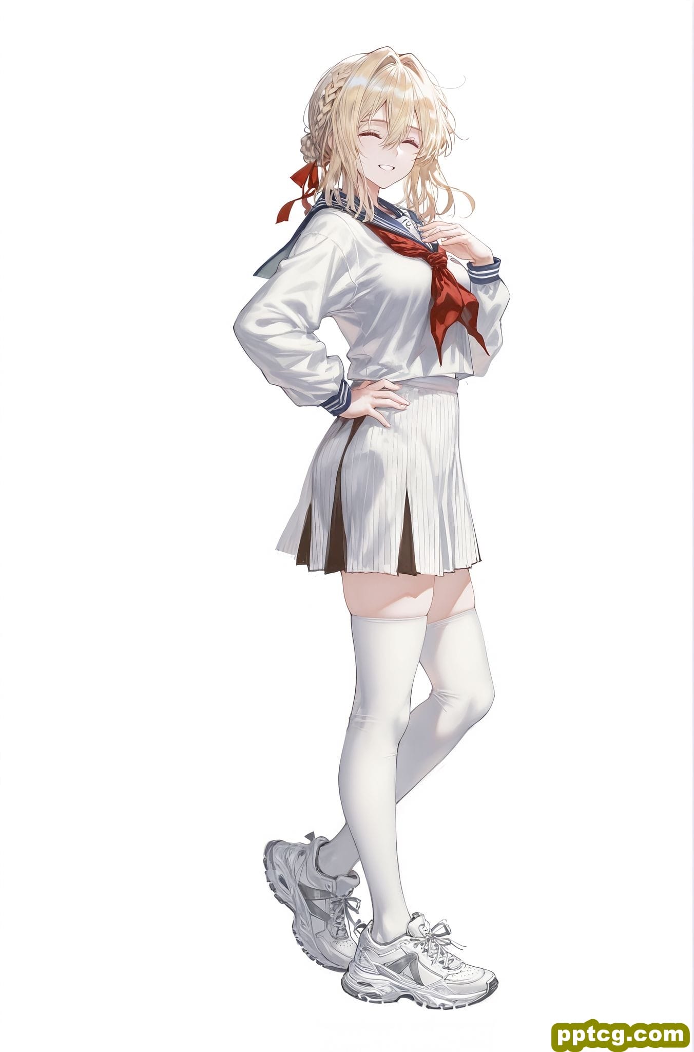 换装薇尔莉特 好看 紫罗兰永恒花园 立绘 二次元少女 AI绘画