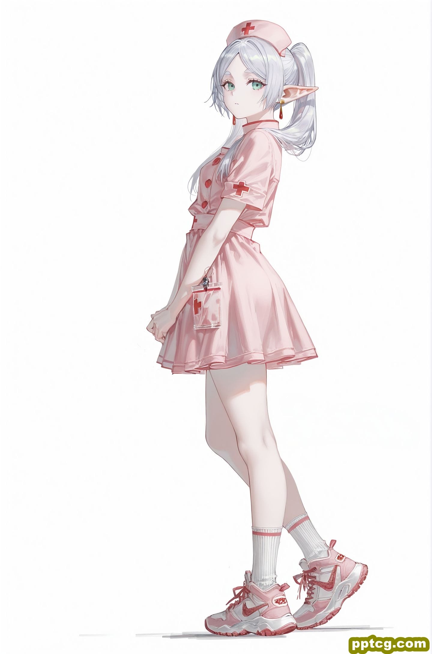 变装芙莉莲 AI绘画 二次元 立绘