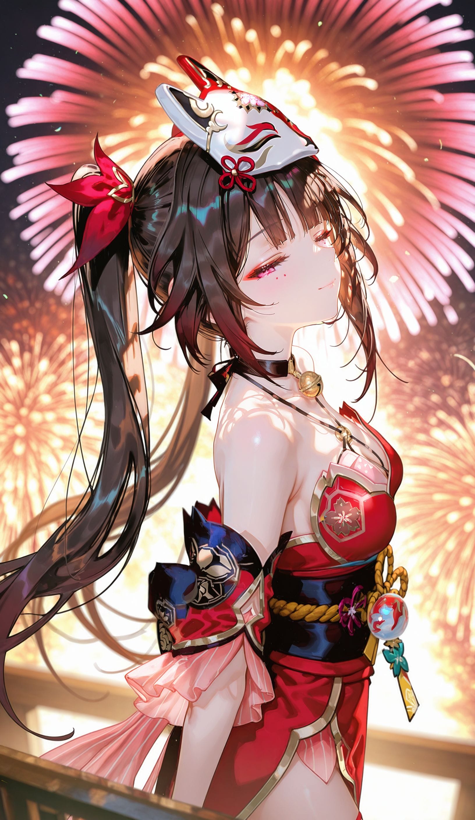 花火 崩坏星穹铁道 ai二次元壁纸 烟花