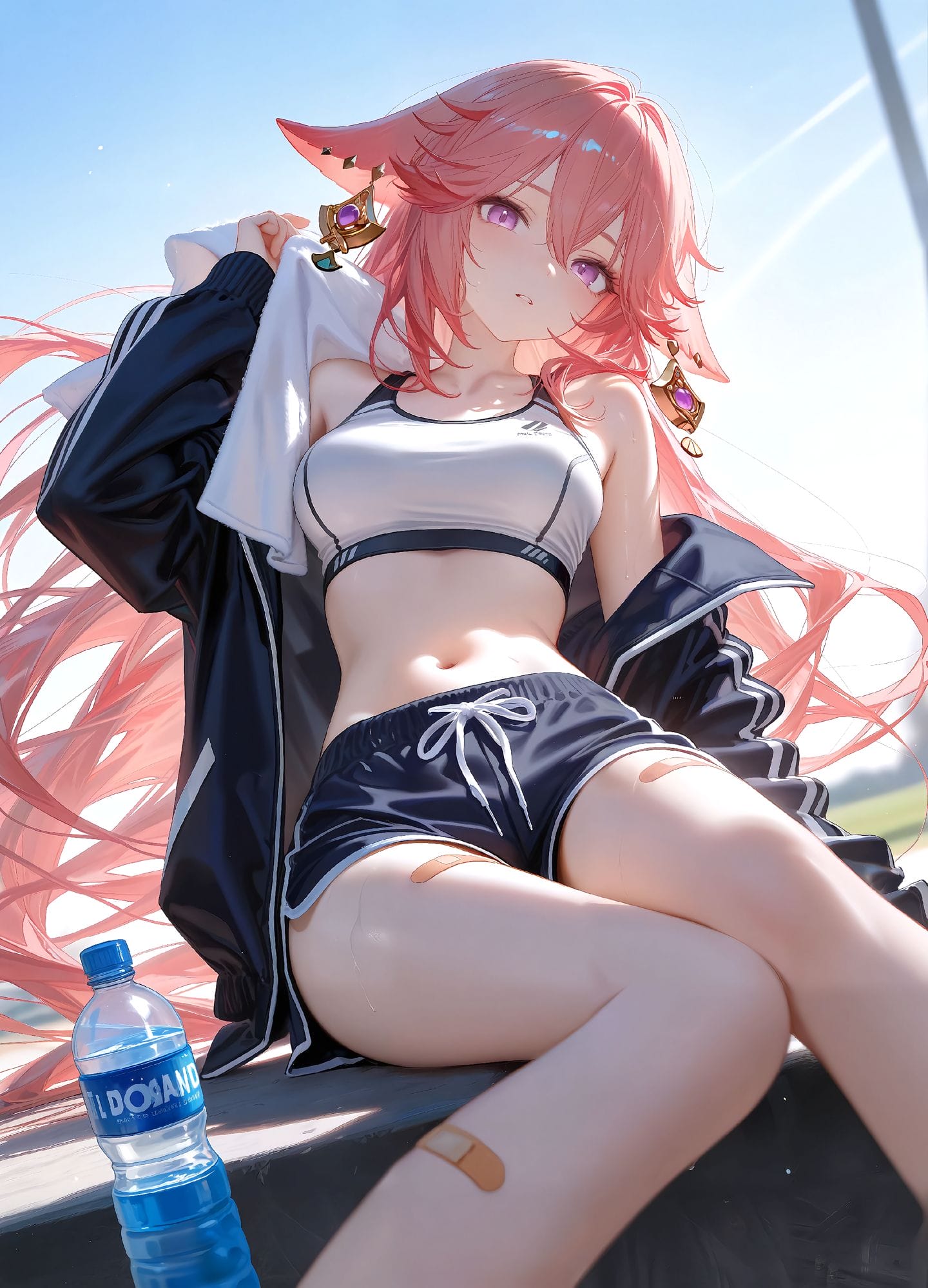 运动系列 原神 八重神子 甘雨 神里绫华 凝光