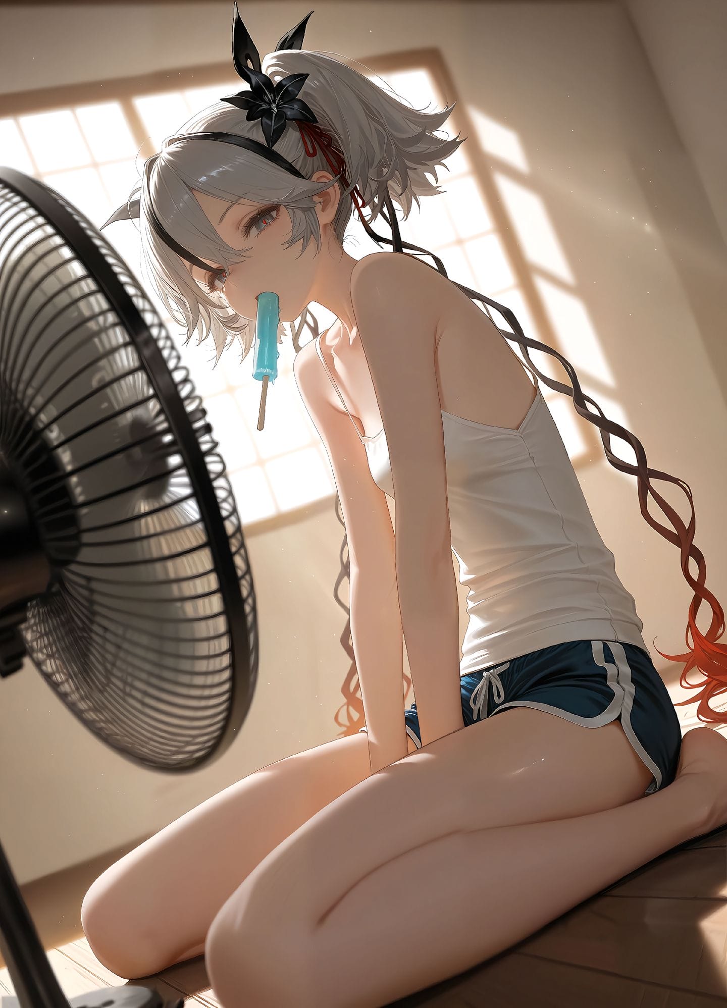 一起吹风扇吃雪糕吧！鸣潮 弗洛洛 椿 珂莱塔 卡提希娅