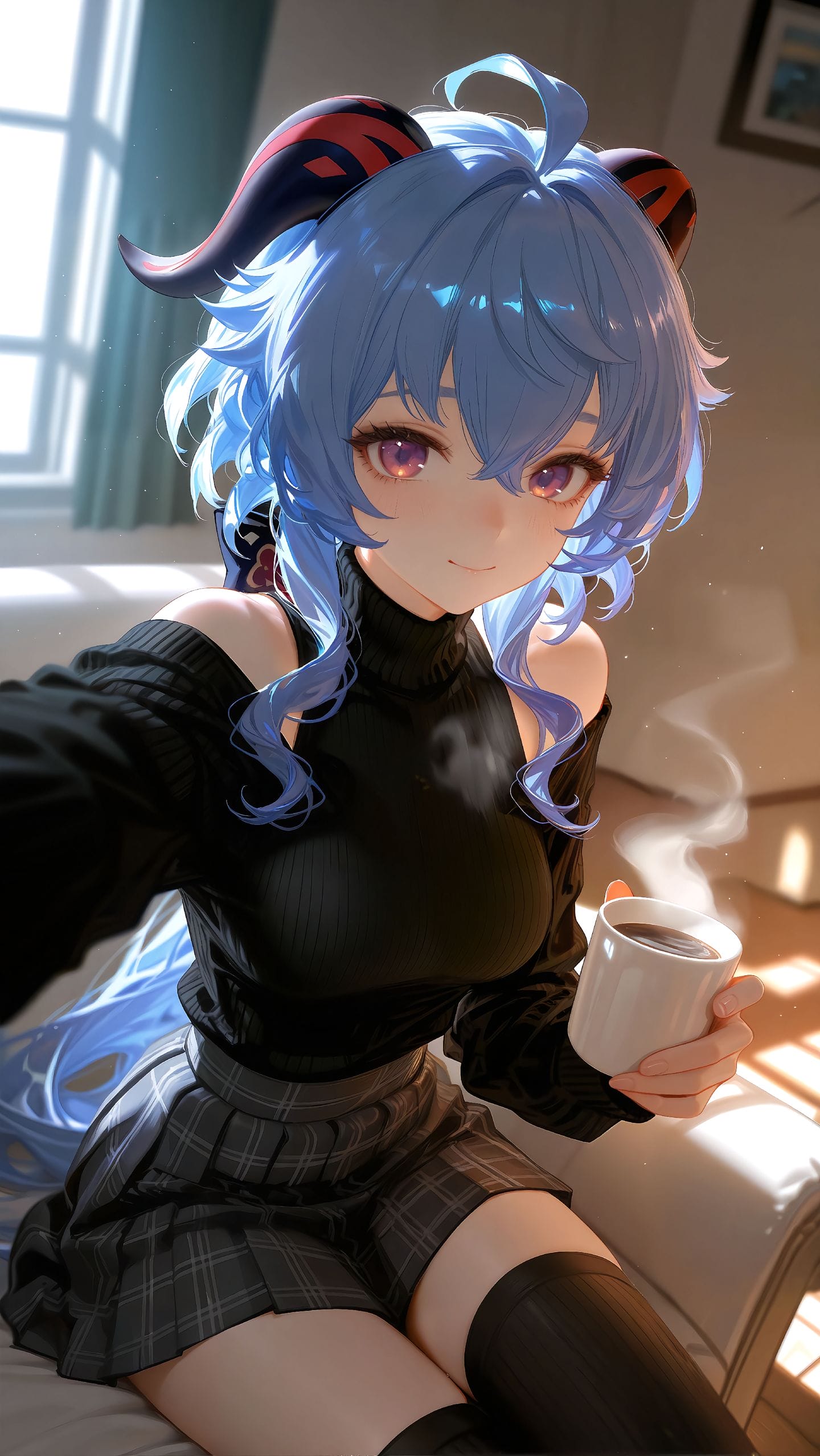 早安午安晚安 今天也要平平安安。原神 神里绫华 八重神子 雷电将军 甘雨-皮皮兔动漫