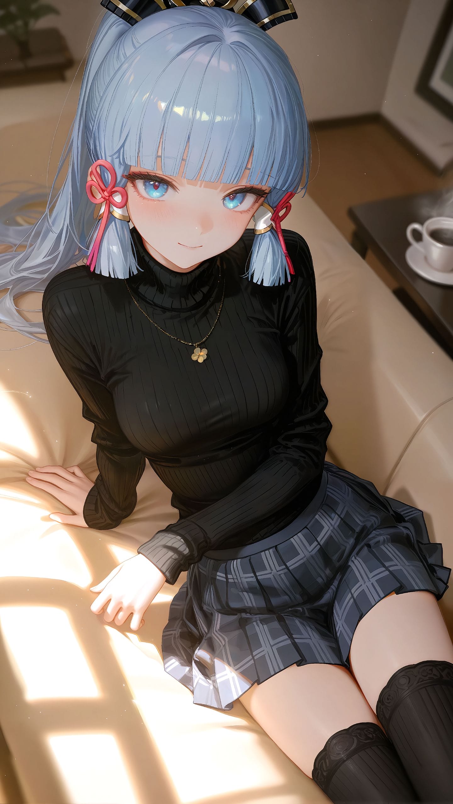 早安午安晚安 今天也要平平安安。原神 神里绫华 八重神子 雷电将军 甘雨