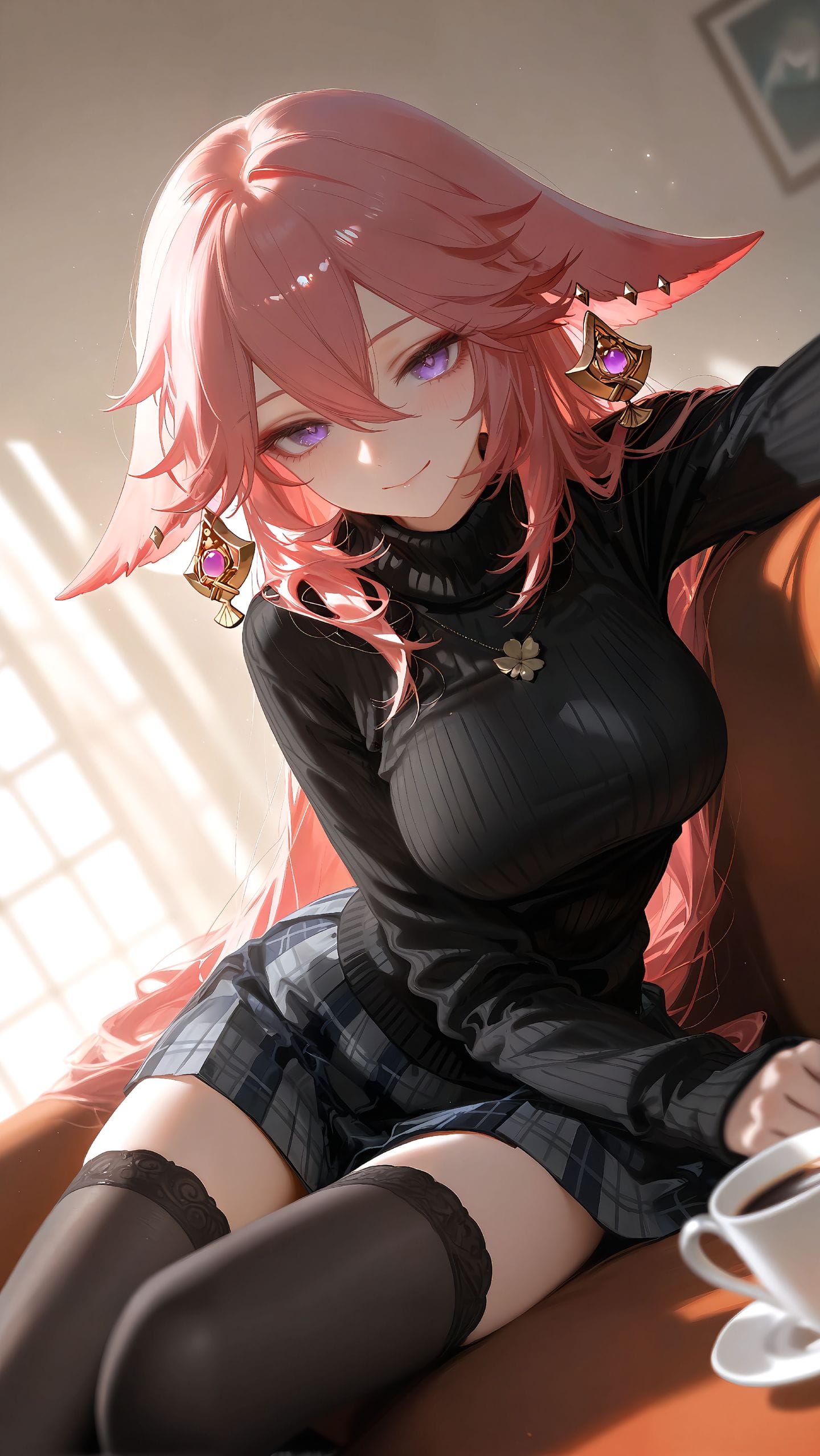 早安午安晚安 今天也要平平安安。原神 神里绫华 八重神子 雷电将军 甘雨