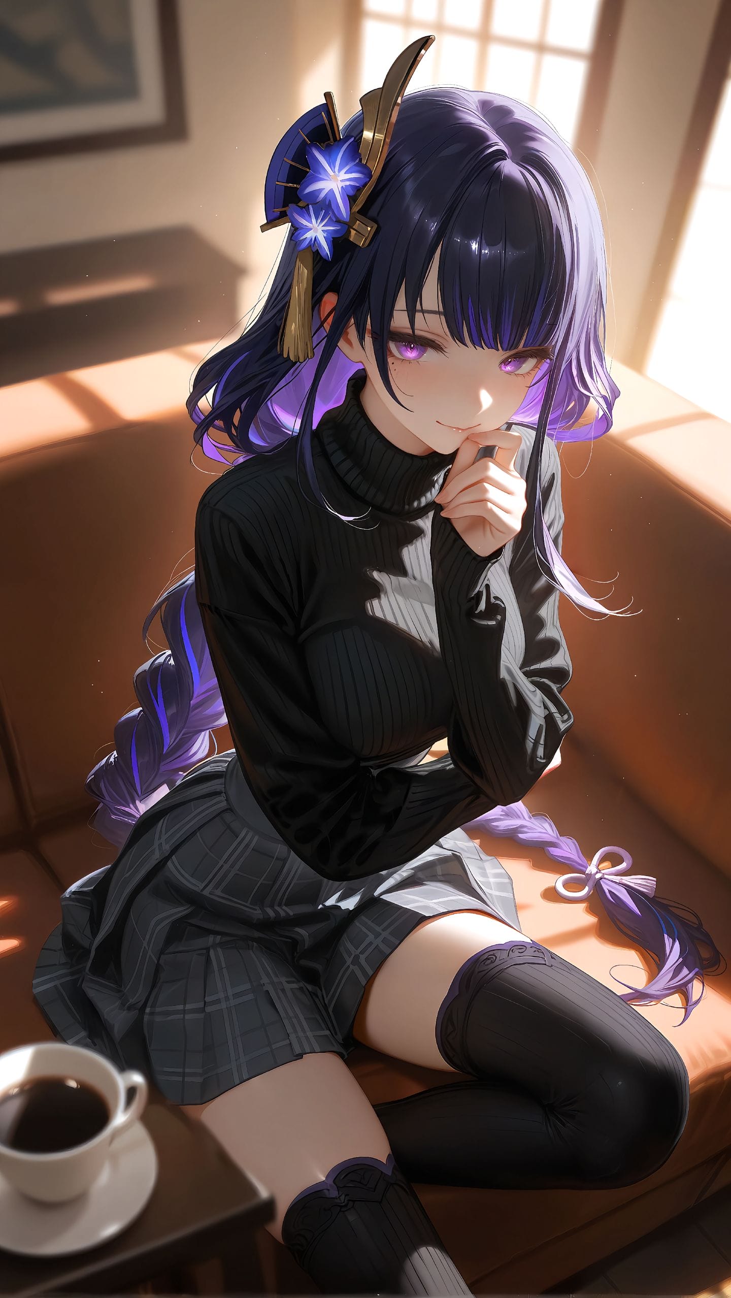 早安午安晚安 今天也要平平安安。原神 神里绫华 八重神子 雷电将军 甘雨