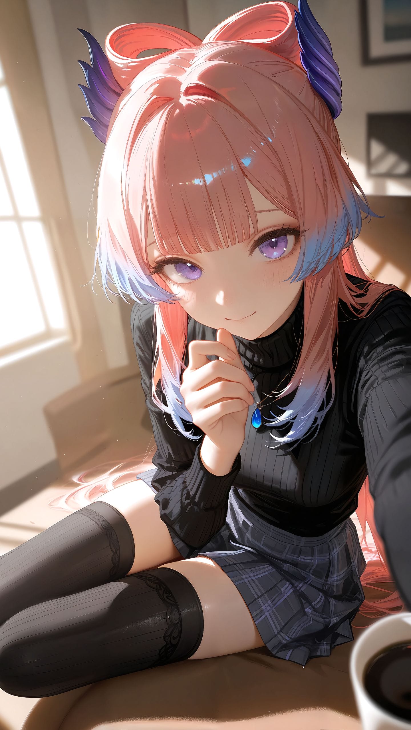 早安午安晚安 今天也要平平安安。原神 神里绫华 八重神子 雷电将军 甘雨