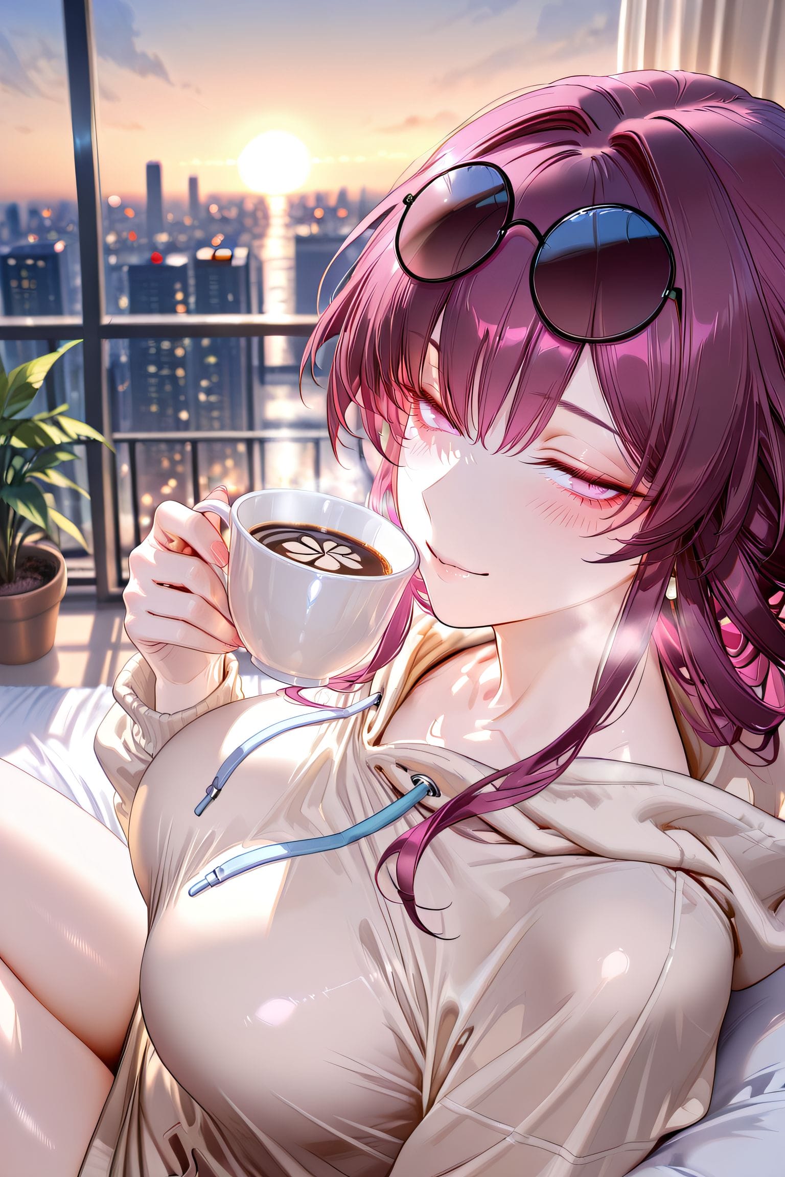 二次元少女 崩坏星穹铁道 卡芙卡 调皮可爱表情