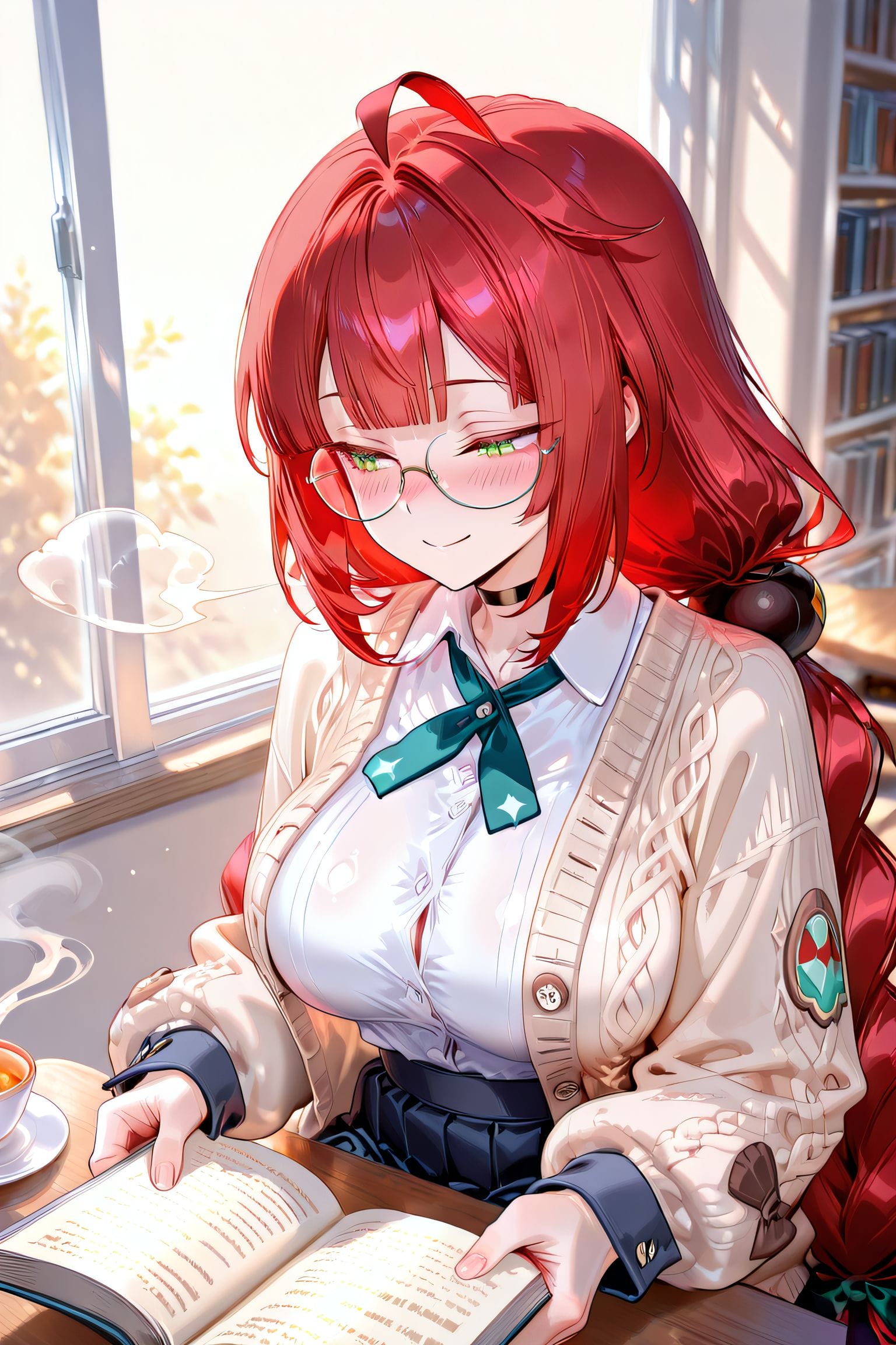 二次元游戏绝区零 美女 JK裙子 白丝袜