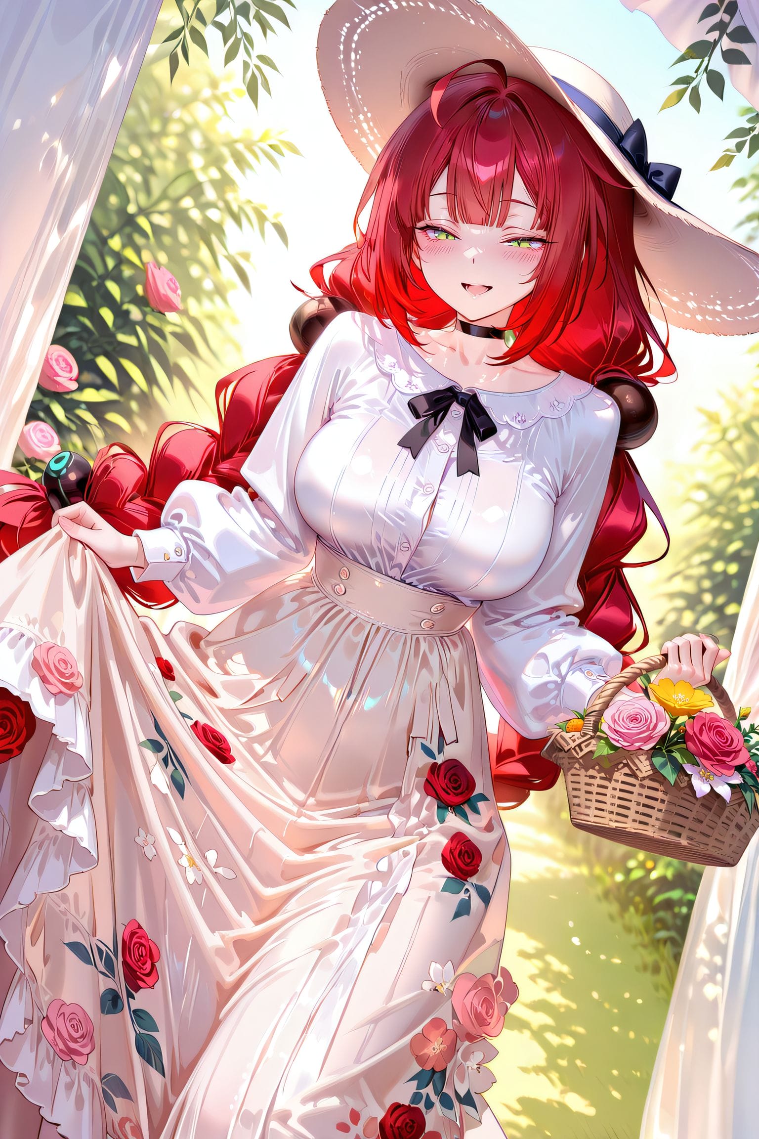 二次元游戏绝区零 美女 JK裙子 白丝袜