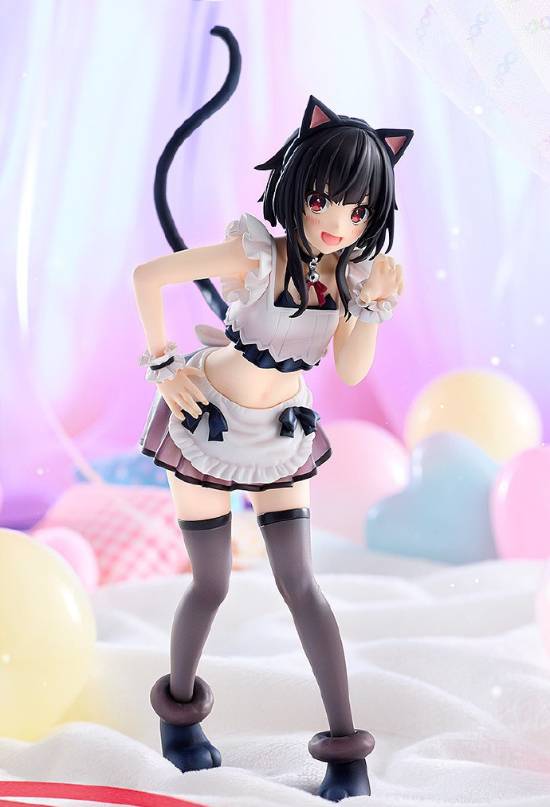 《为美好的世界献上祝福》惠惠猫耳女仆手办 猫咪姿态魅力满满-皮皮兔动漫