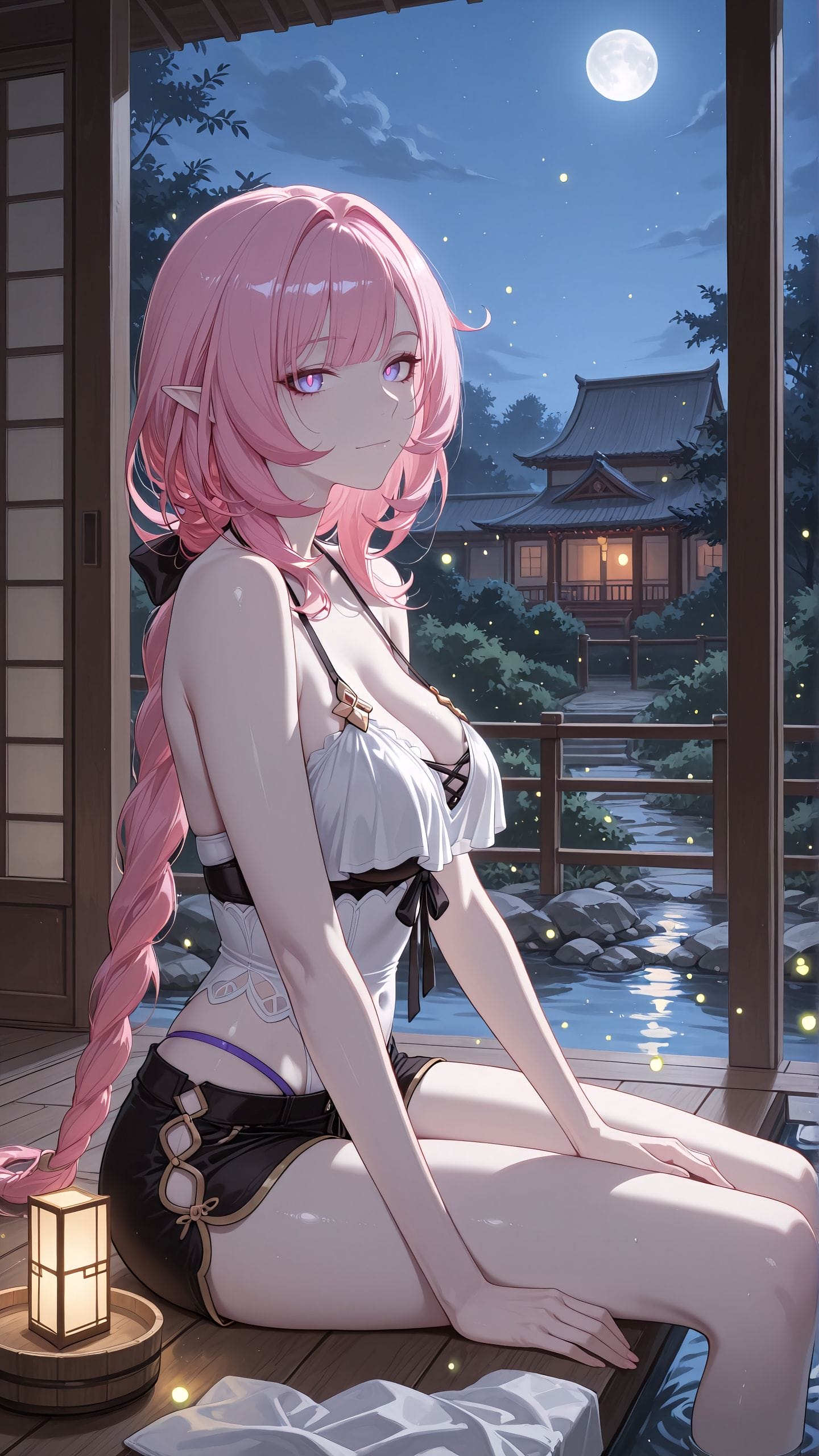 热爱音乐的爱莉希雅 二次元游戏 Ai绘画 崩坏星穹铁道