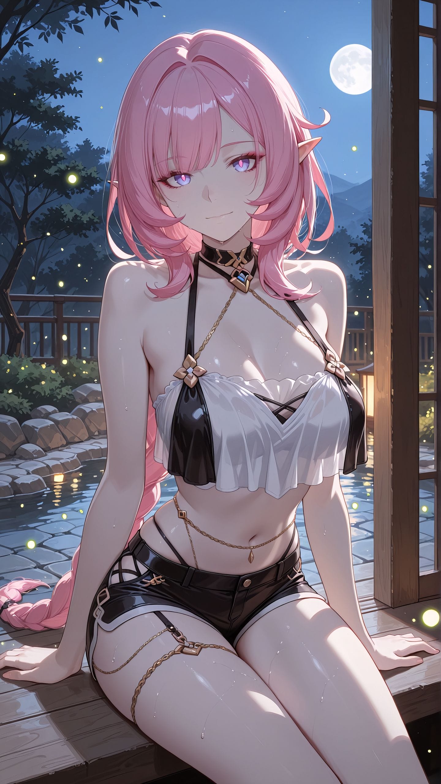 热爱音乐的爱莉希雅 二次元游戏 Ai绘画 崩坏星穹铁道