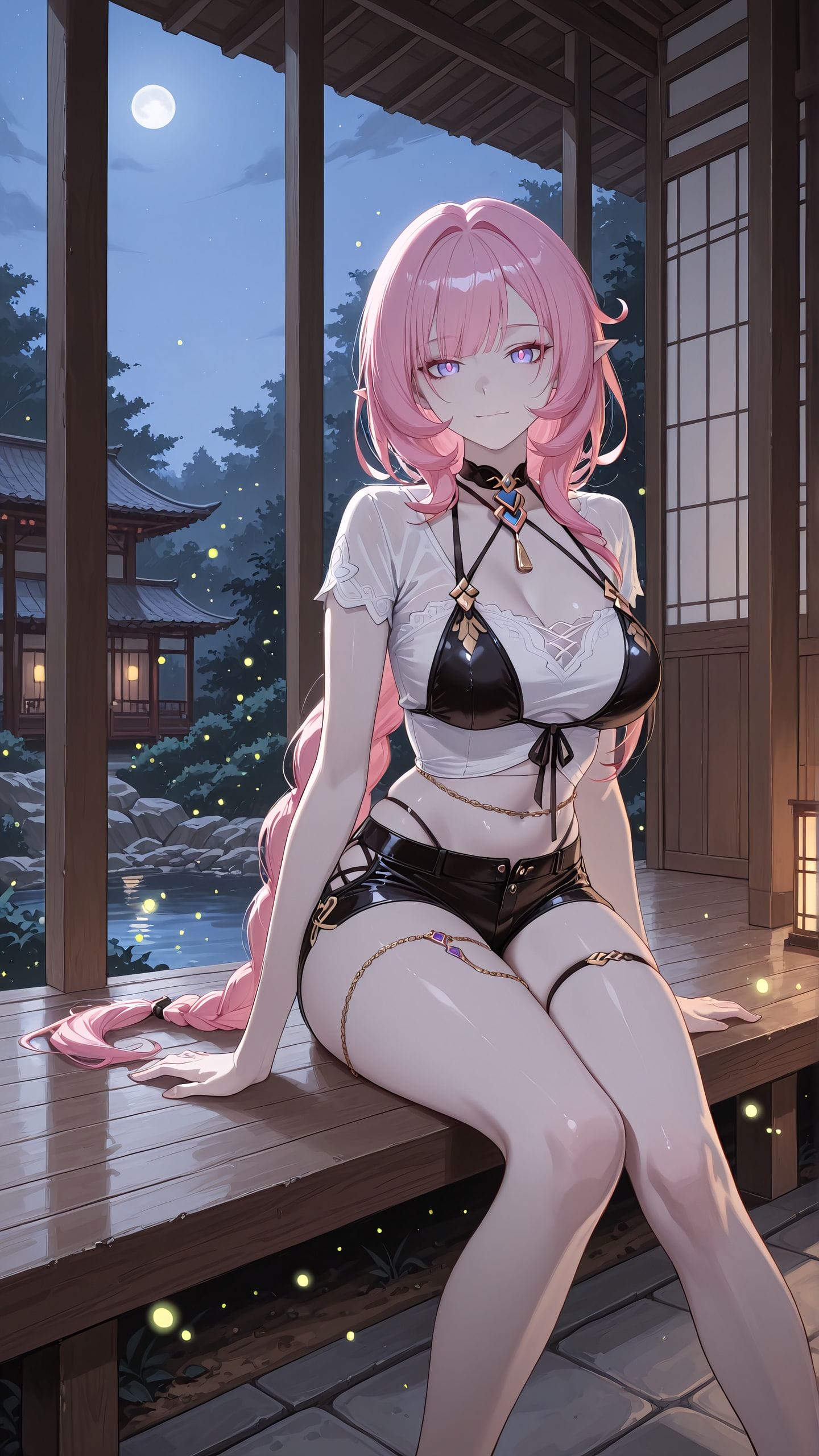 热爱音乐的爱莉希雅 二次元游戏 Ai绘画 崩坏星穹铁道