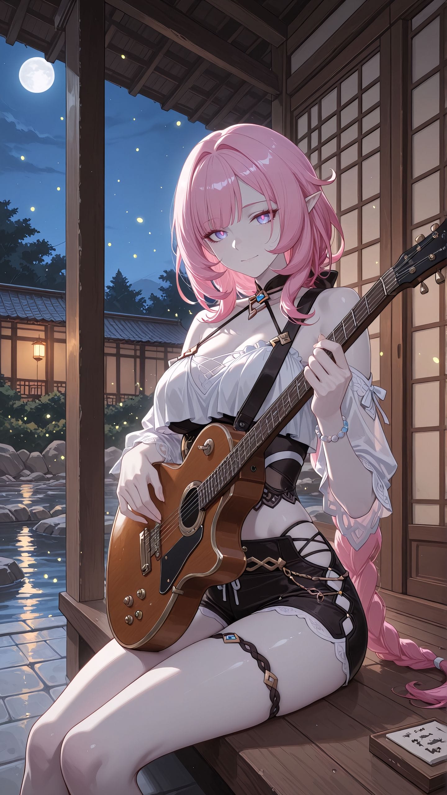 热爱音乐的爱莉希雅 二次元游戏 Ai绘画 崩坏星穹铁道