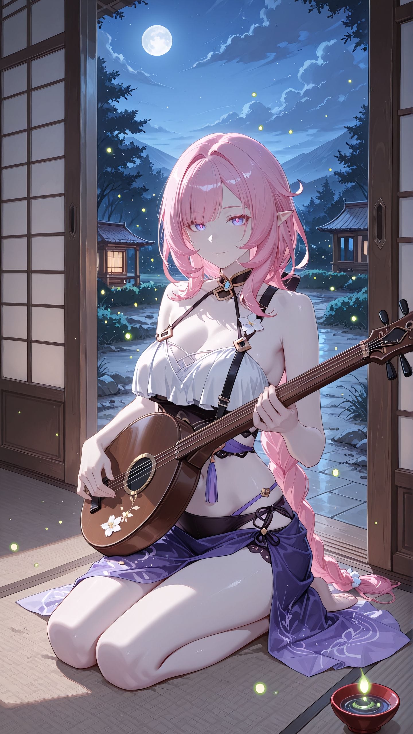 热爱音乐的爱莉希雅 二次元游戏 Ai绘画 崩坏星穹铁道