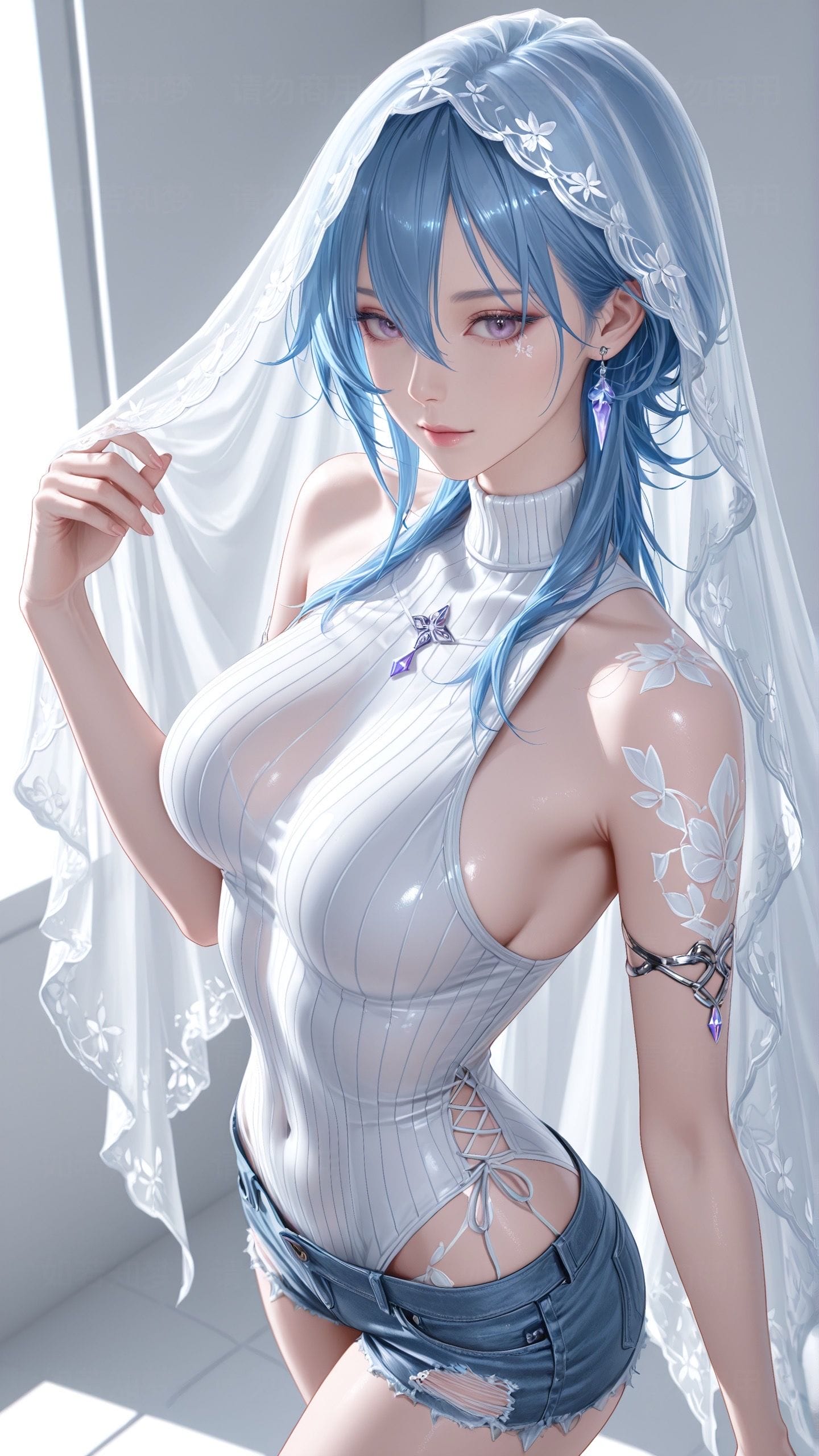 鸣潮 少女 剑 二次元壁纸 同人-皮皮兔动漫