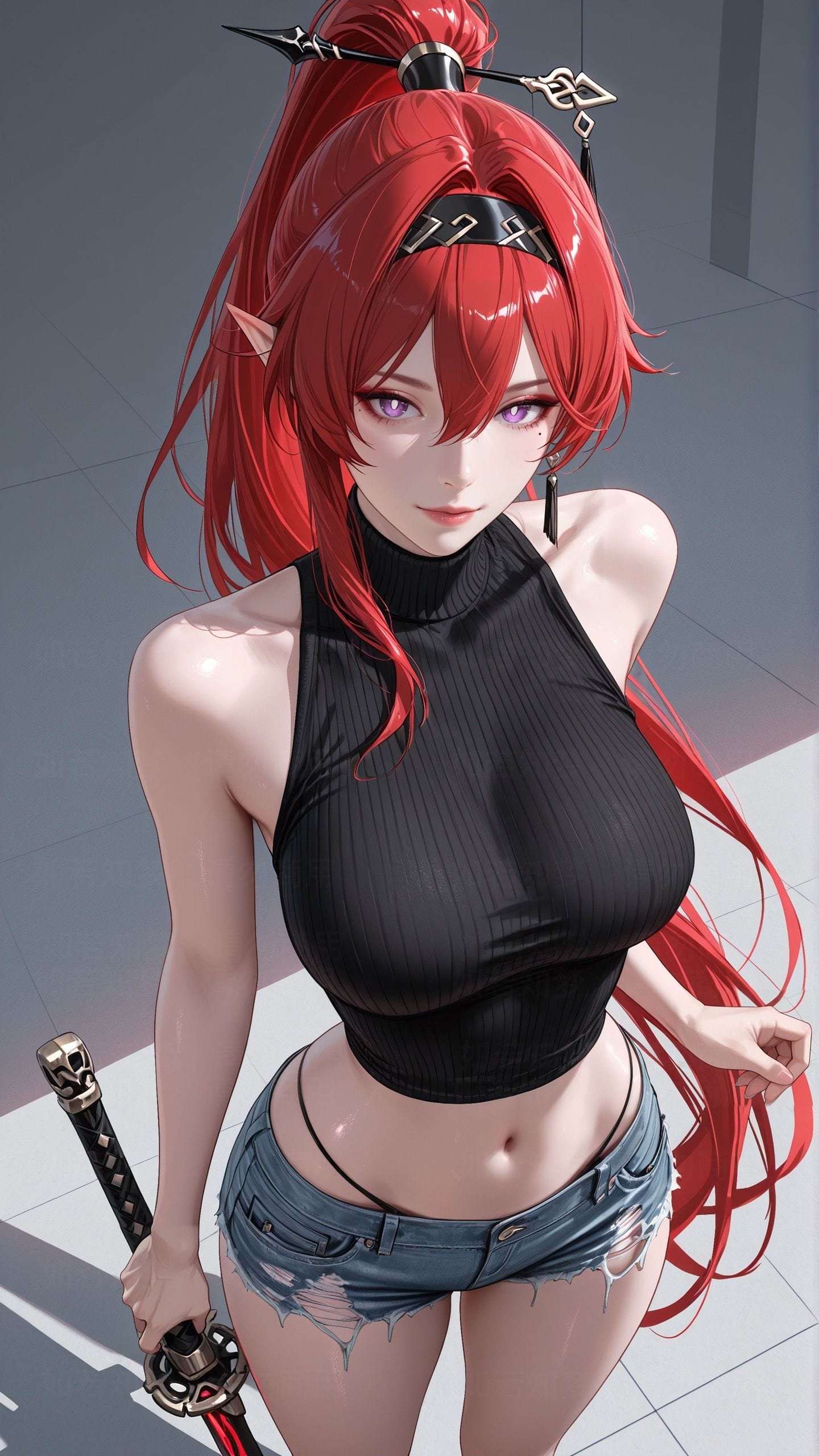 鸣潮 少女 剑 二次元壁纸 同人