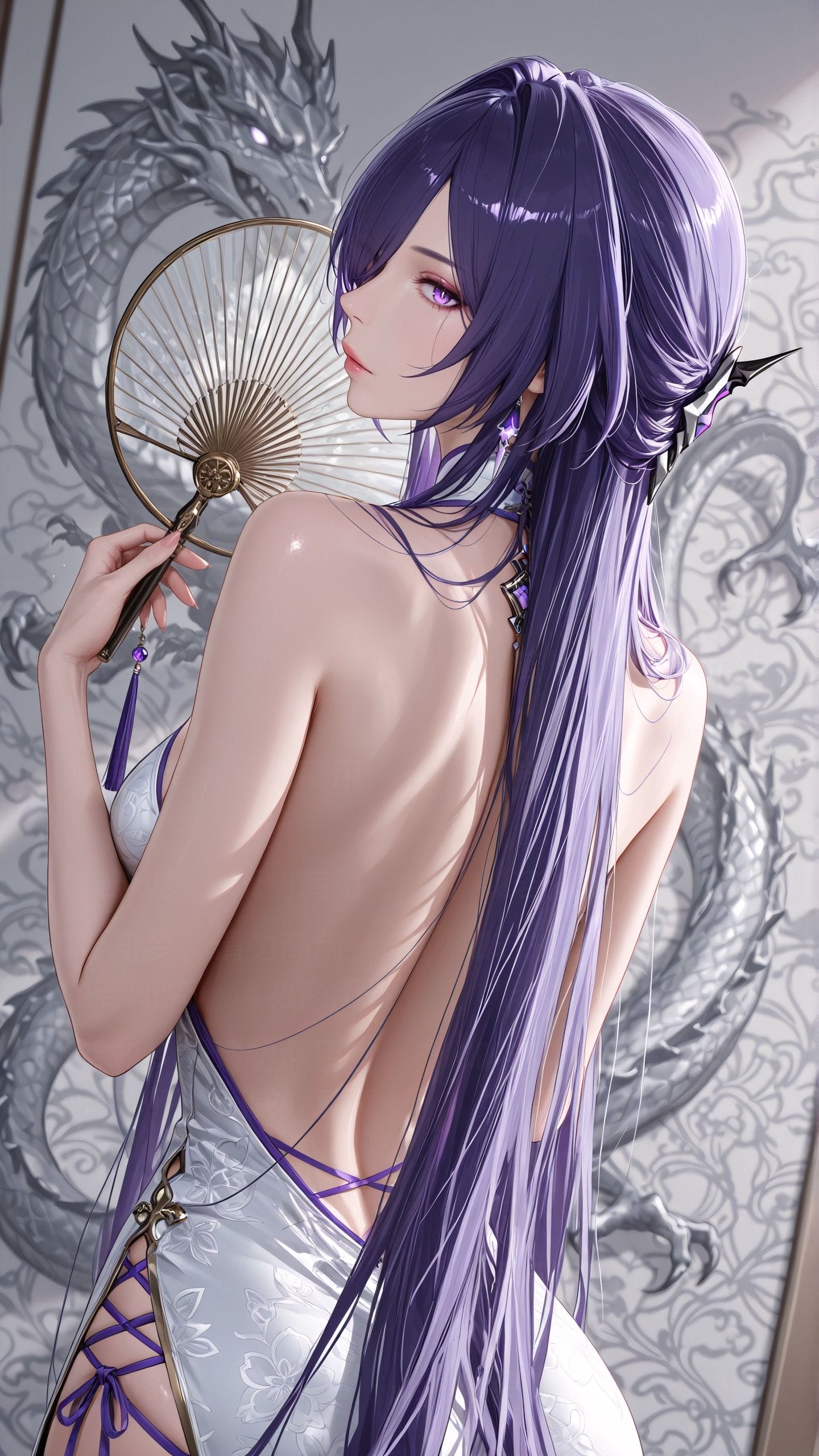 崩坏星穹铁道 游戏二次元壁纸分享 旗袍 露背-皮皮兔动漫