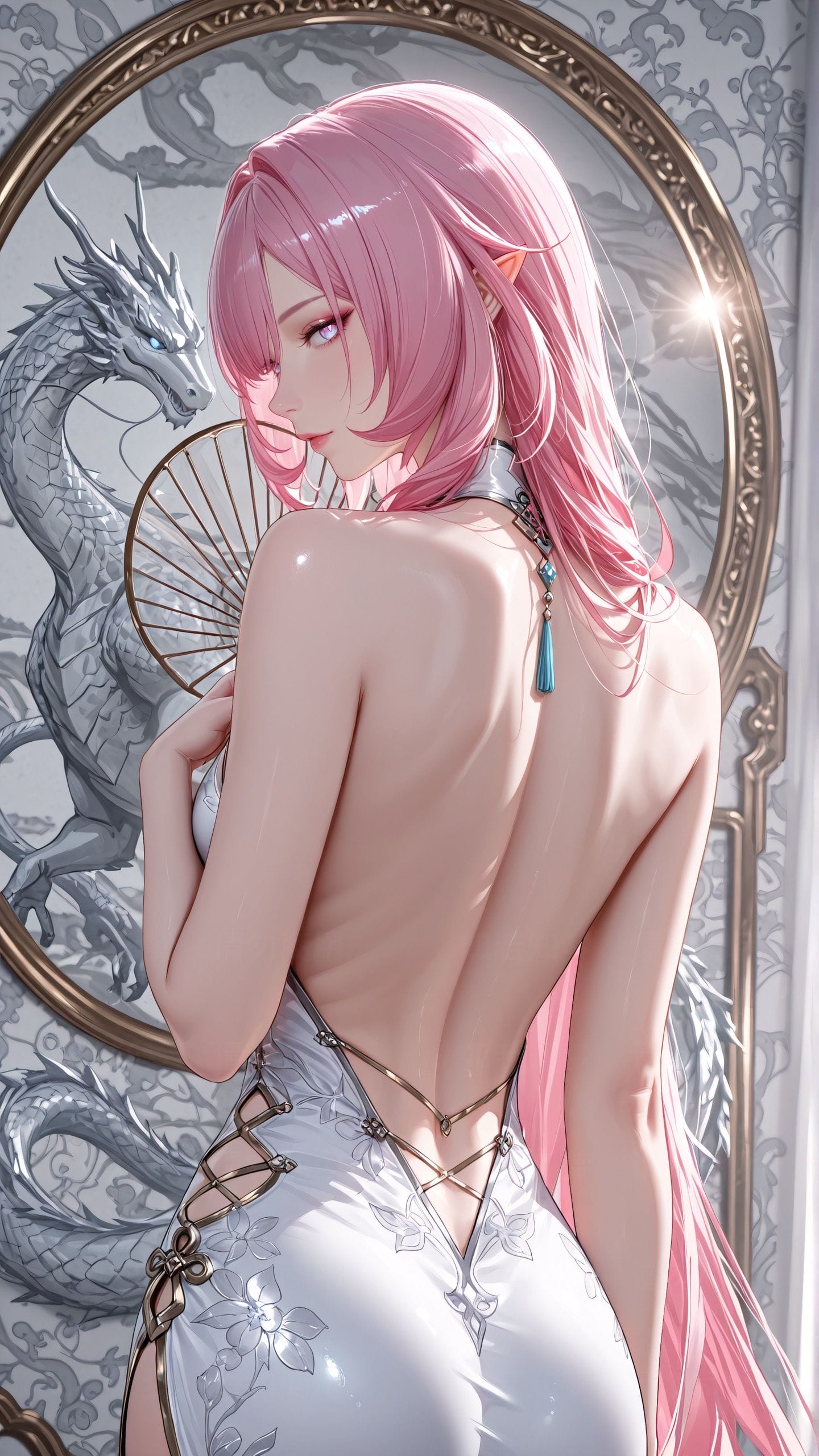 崩坏星穹铁道 游戏二次元壁纸分享 旗袍 露背