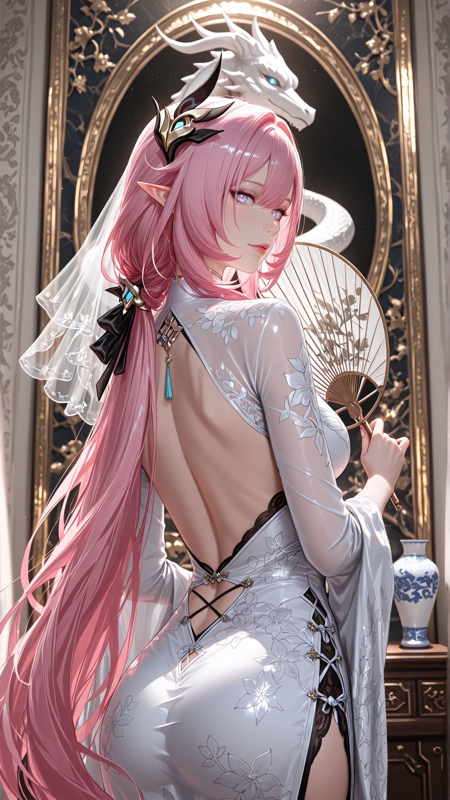 崩坏星穹铁道 游戏二次元壁纸分享 旗袍 露背