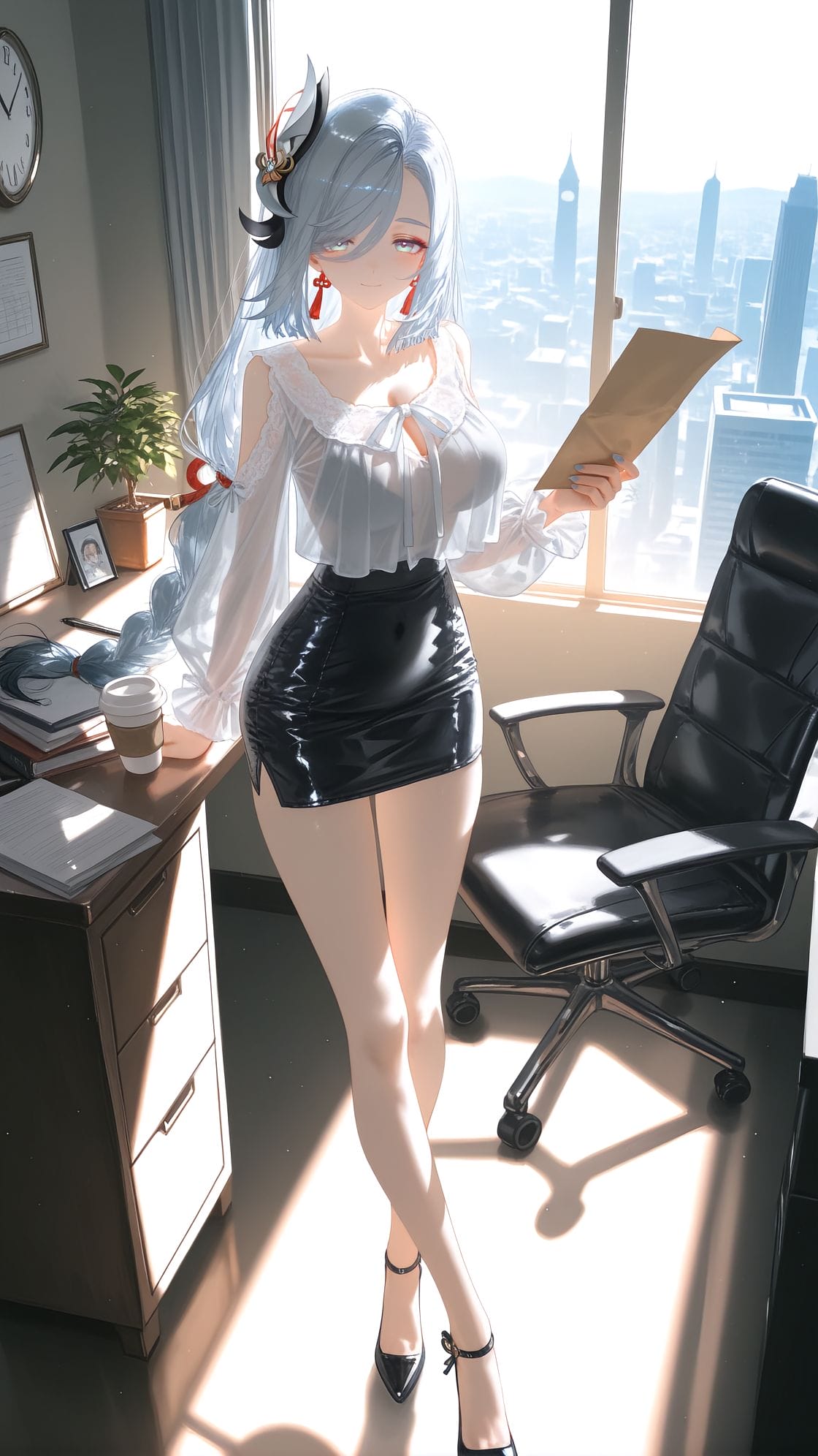 优秀职工申鹤壁纸 热门推荐 原神 大长腿 美腿