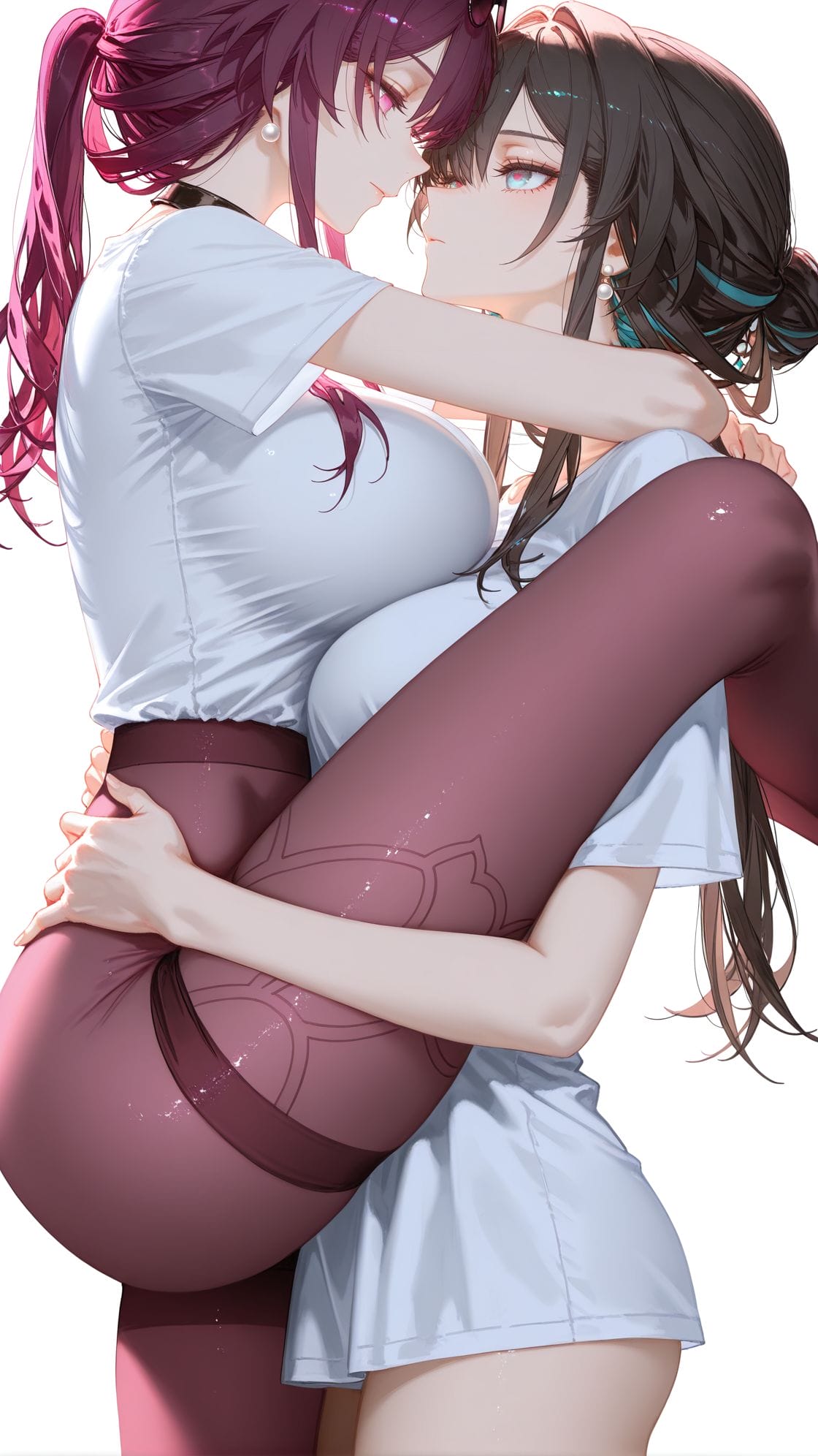 拥抱 崩坏星穹铁道 卡夫卡 阮梅 姬子 二次元美图-皮皮兔动漫