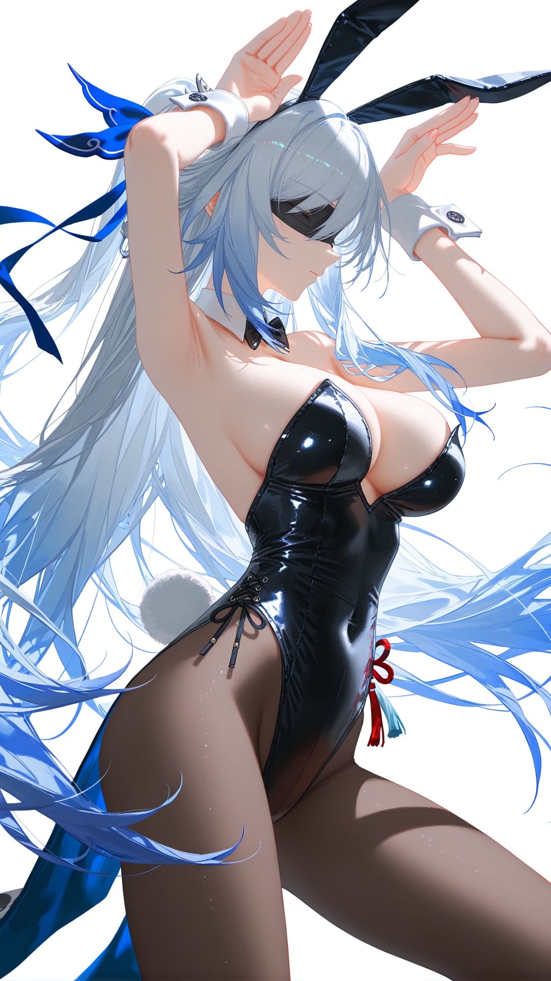 兔女郎 崩坏星穹铁道 镜流 黑丝 丝袜 二次元-皮皮兔动漫