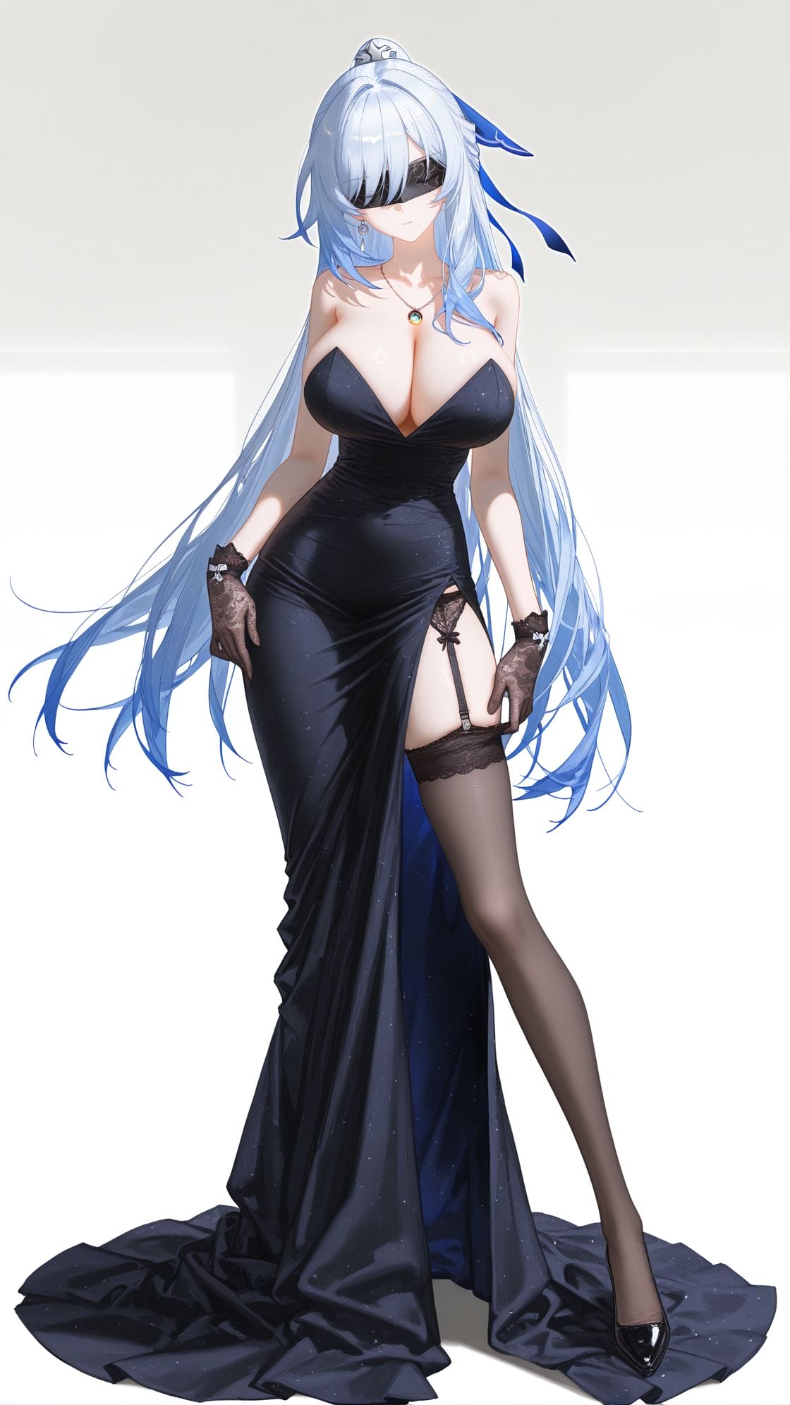 兔女郎 崩坏星穹铁道 镜流 黑丝 丝袜 二次元