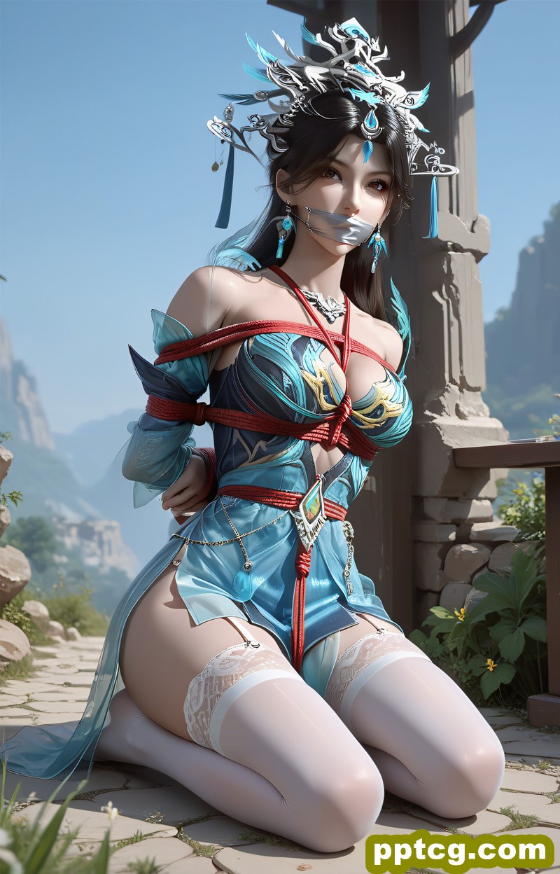 [AI艺术第2077期] [云深不知梦] [燕倾霏 · 系列一] 触手异物调教涩涩 [51P]
