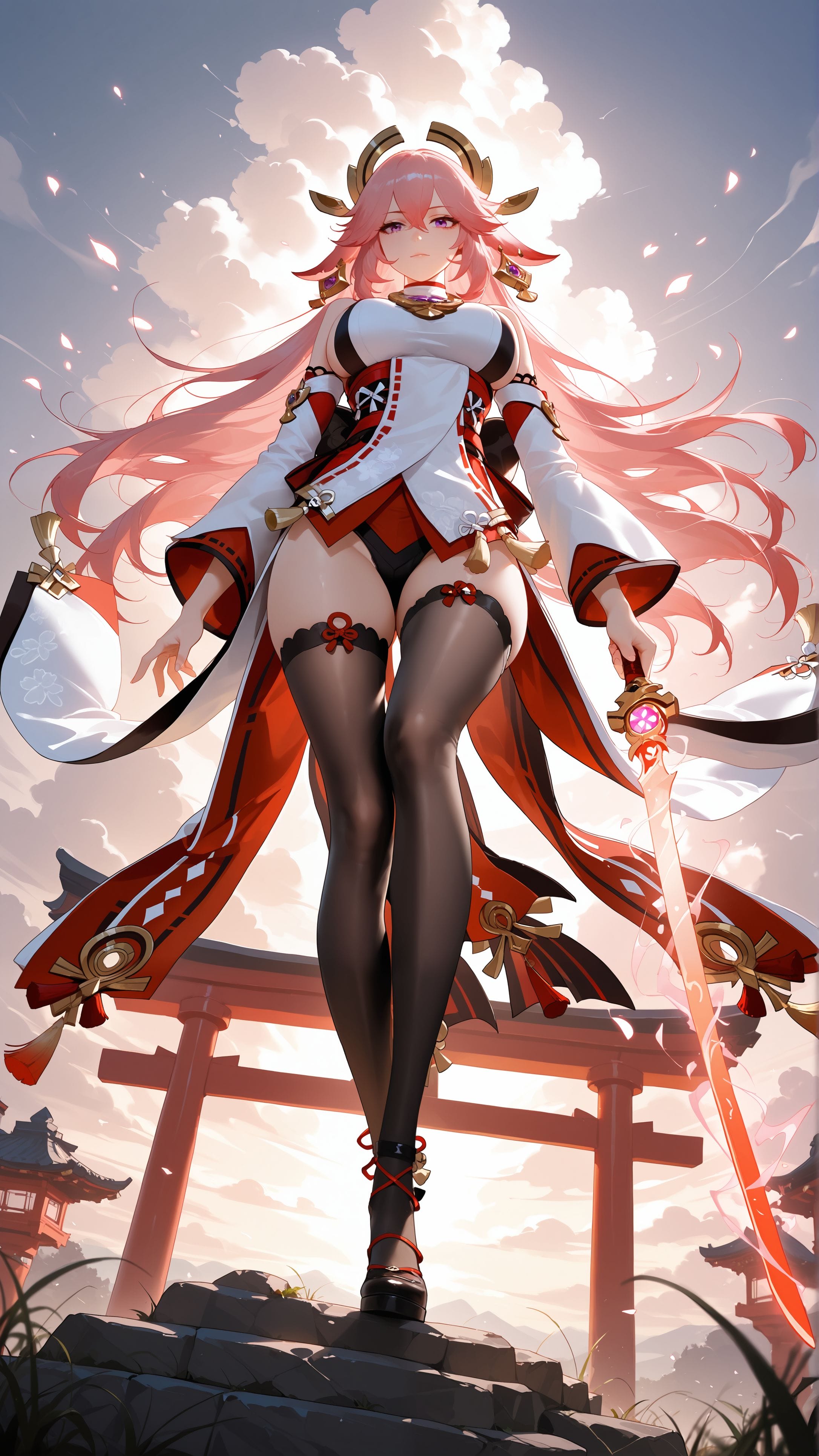 原神 八重神子壁纸 游戏 二次元美女图片下载-皮皮兔动漫