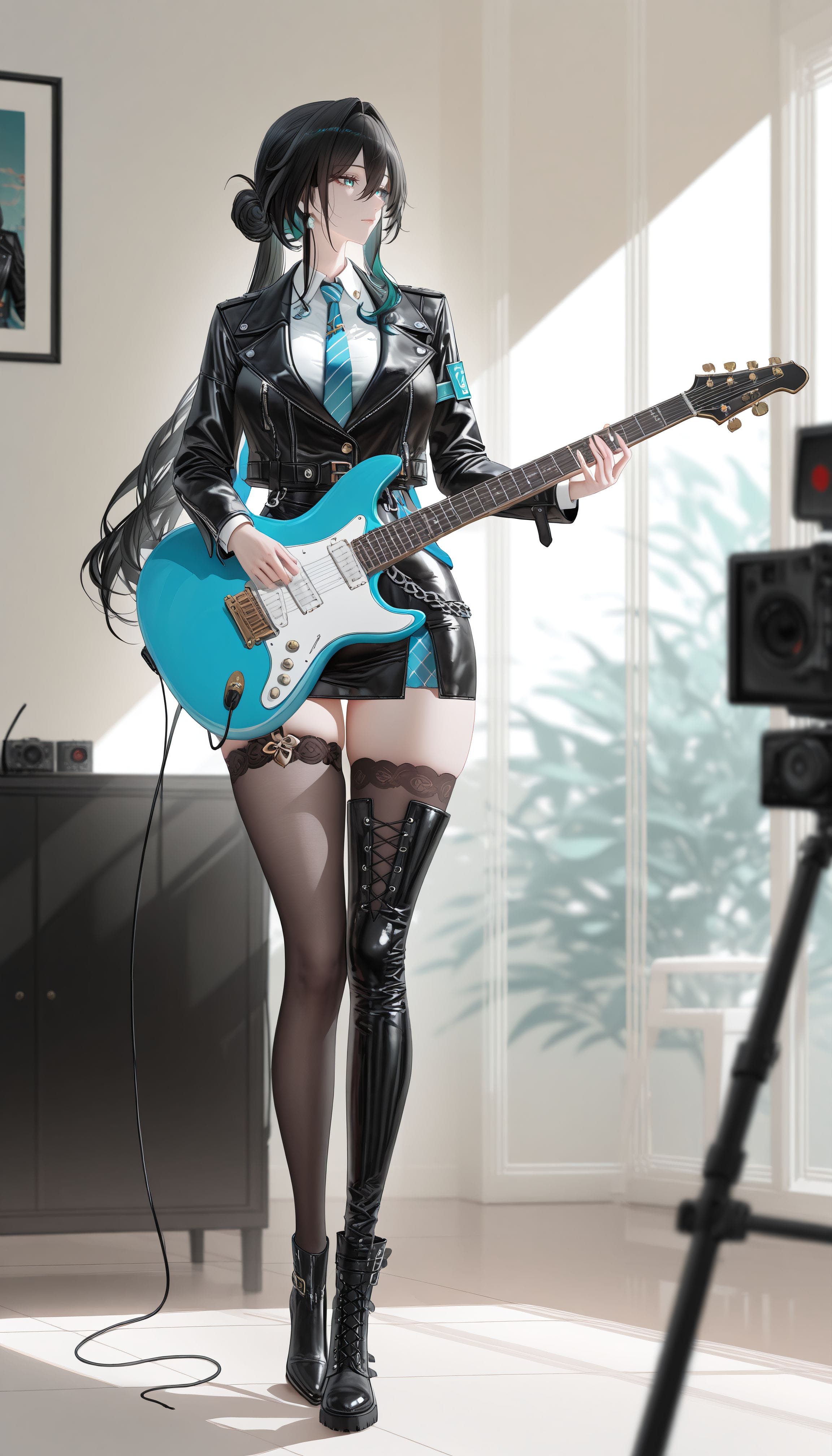 少女乐队 阮梅 二次元 崩坏星穹铁道 黑丝 丝袜 大长腿