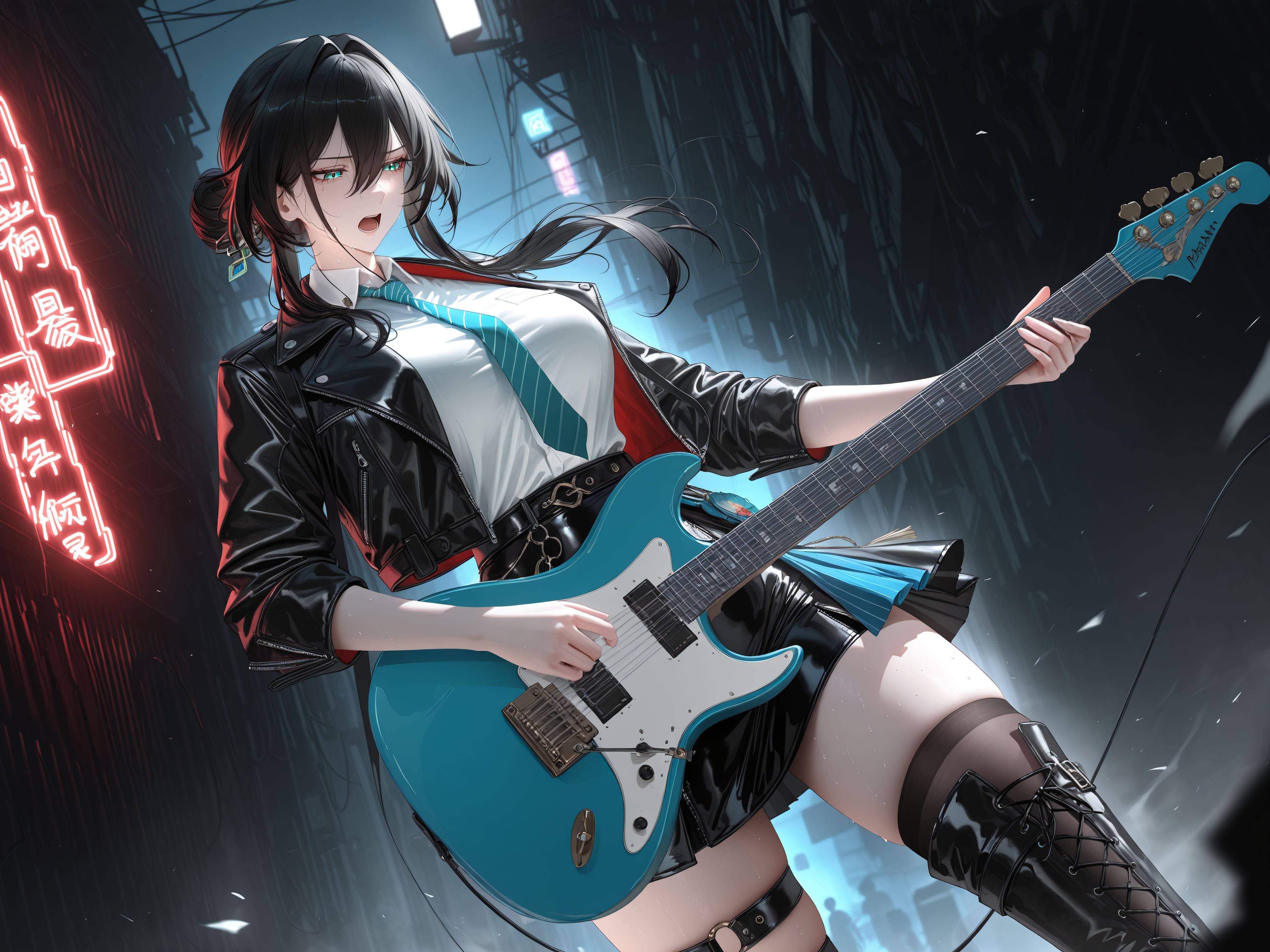 少女乐队 阮梅 二次元 崩坏星穹铁道 黑丝 丝袜 大长腿