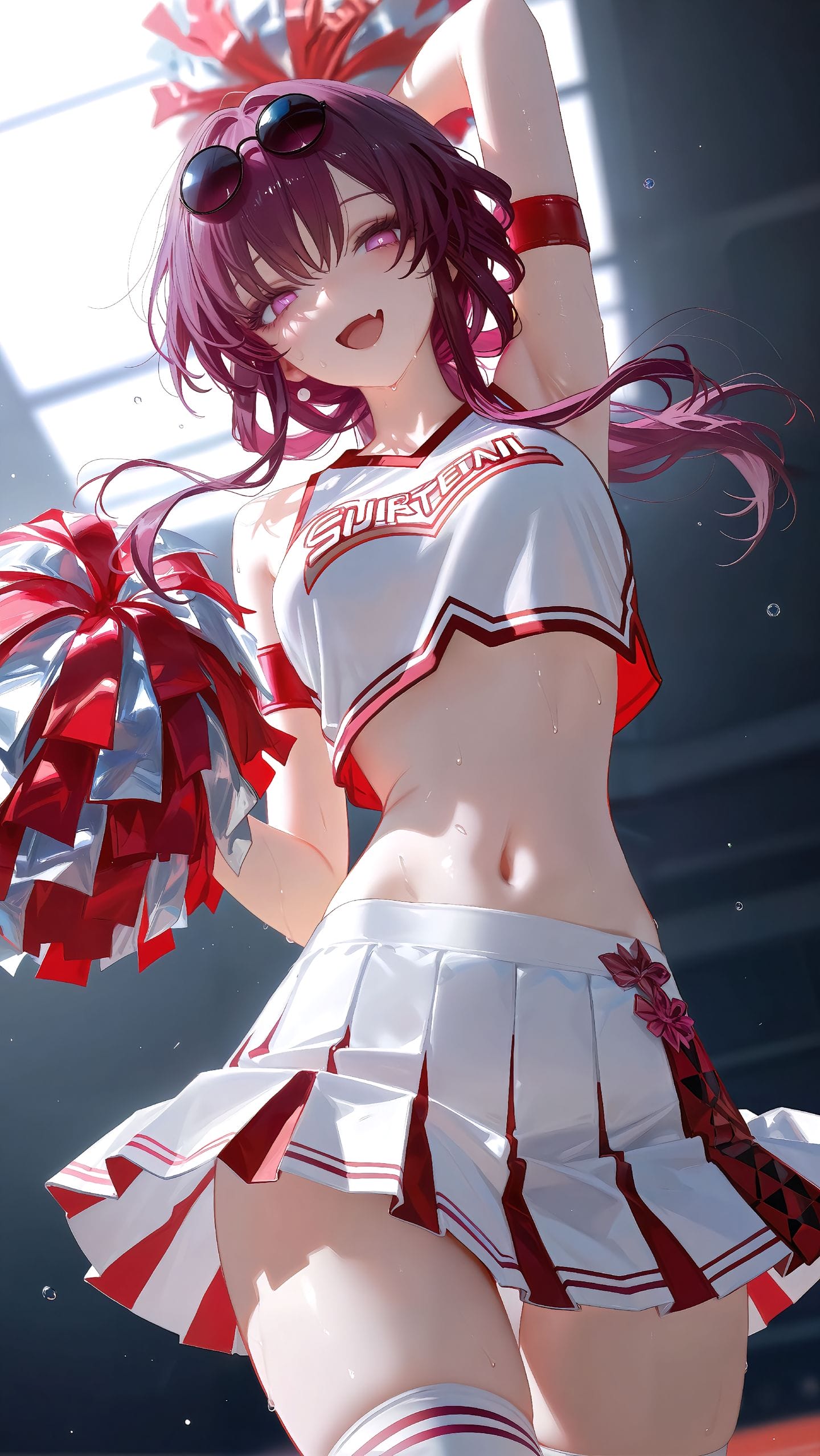 二次元游戏 拉拉队 崩坏星穹铁道 镜流 流萤 知更鸟 卡芙卡 美女壁纸图片-皮皮兔动漫