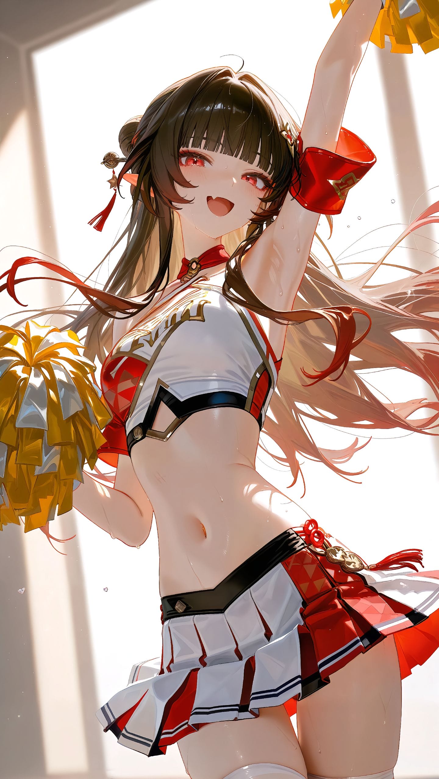 二次元游戏 拉拉队 崩坏星穹铁道 镜流 流萤 知更鸟 卡芙卡 美女壁纸图片