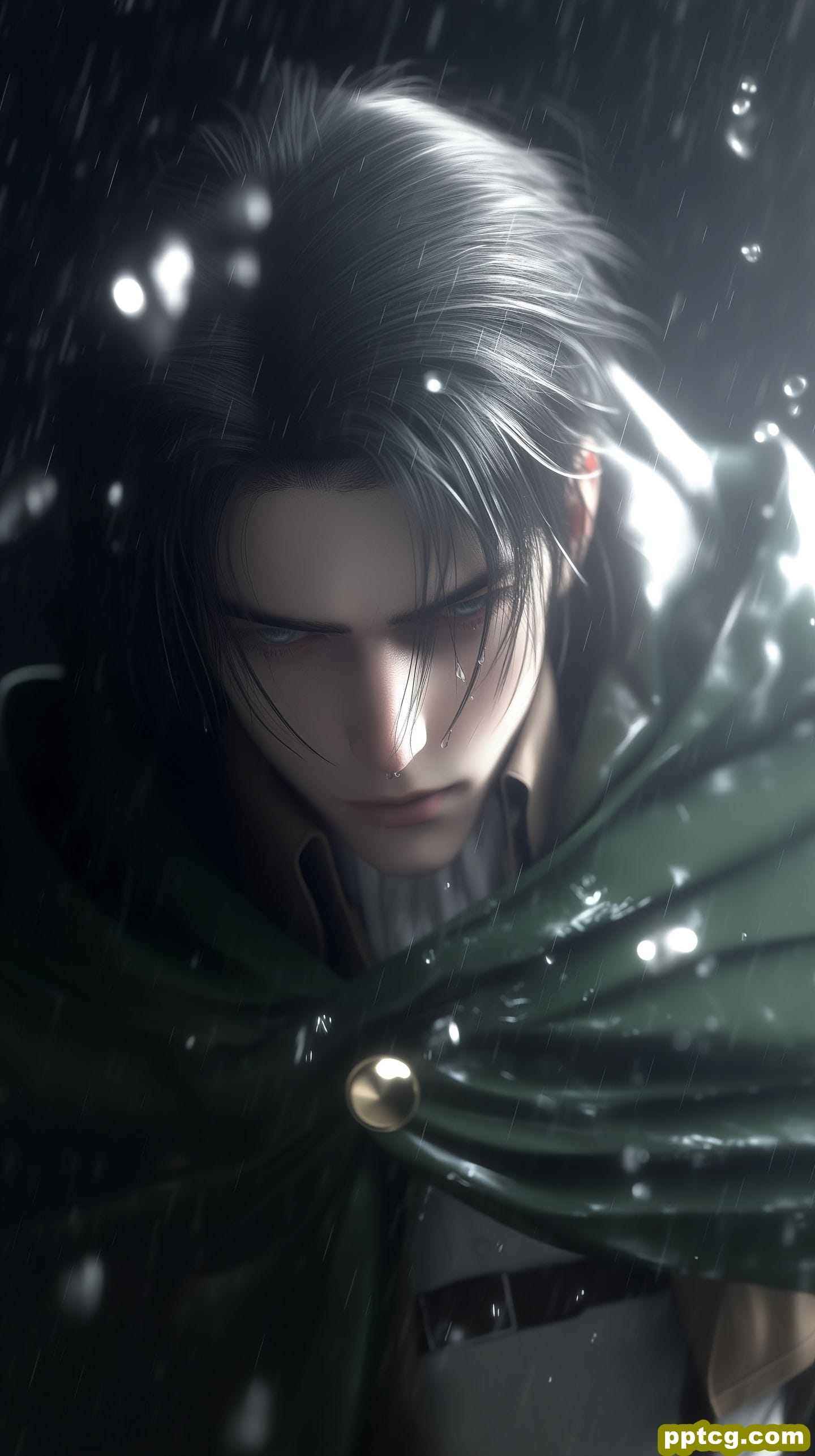 颜值 进击的巨人 超酷帅气 利威尔 ai绘画壁纸