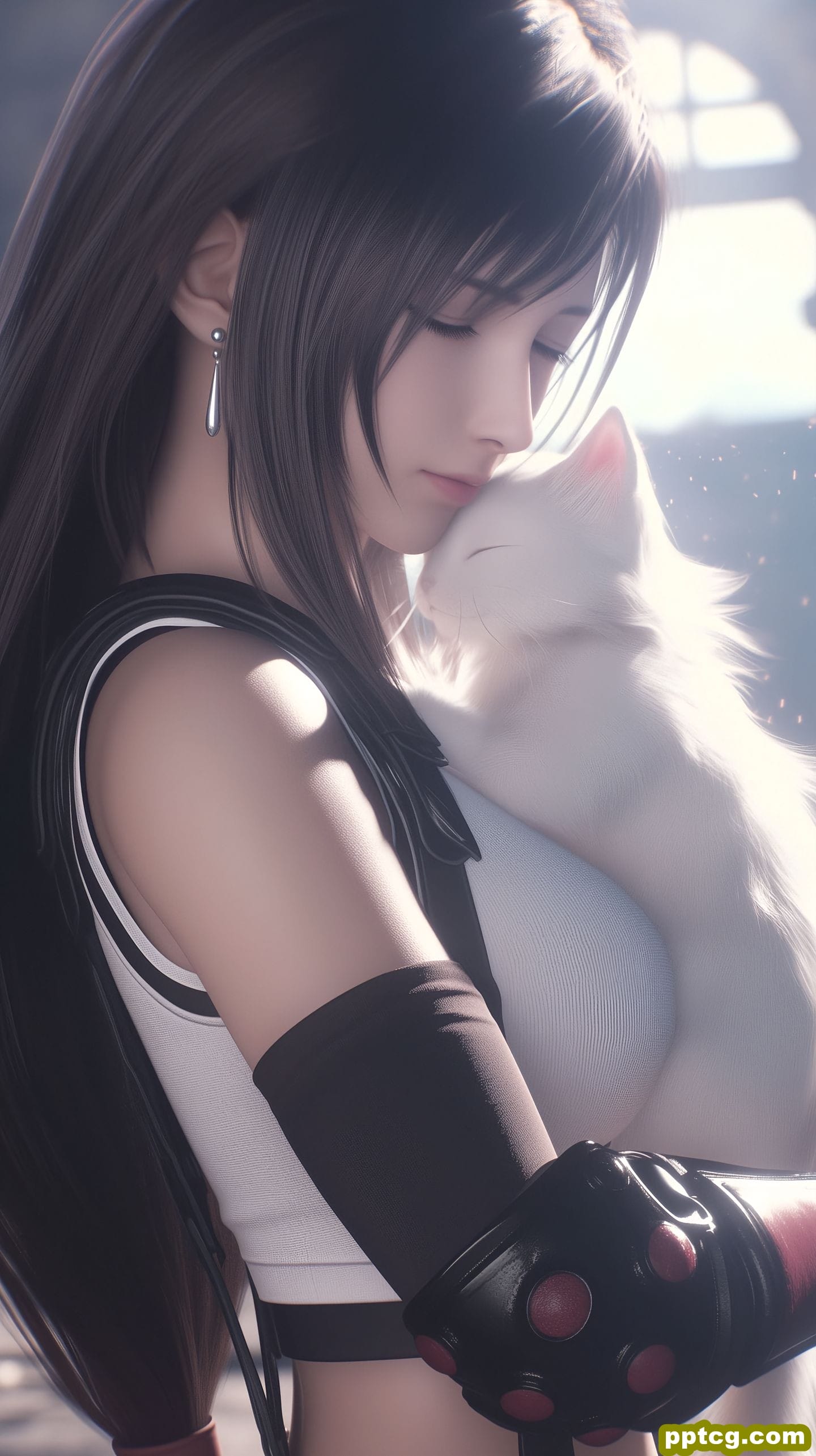 蒂法 最终幻想 ai绘画壁纸 超美手机锁屏桌面图片