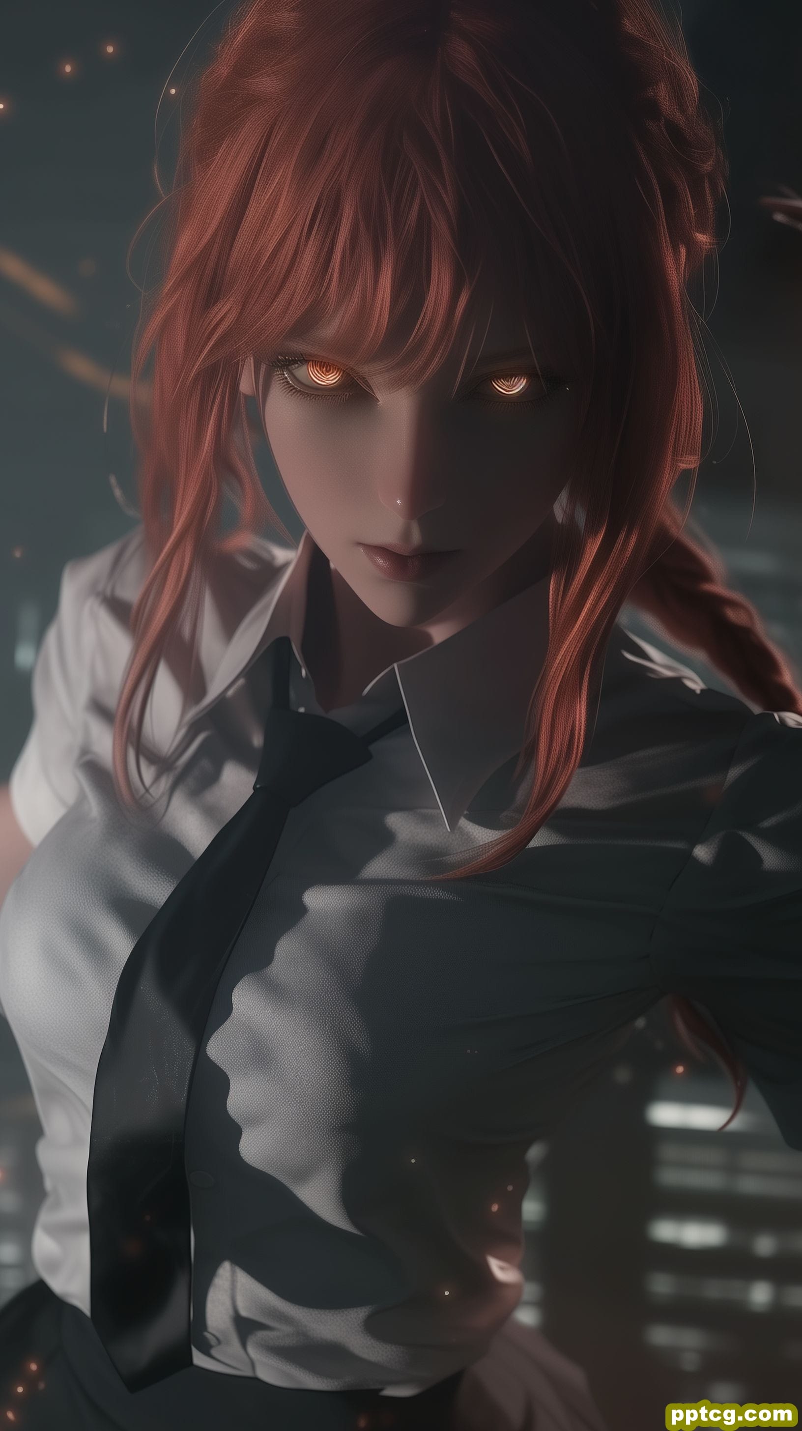 电锯人 玛奇玛 ai绘画 壁纸分享