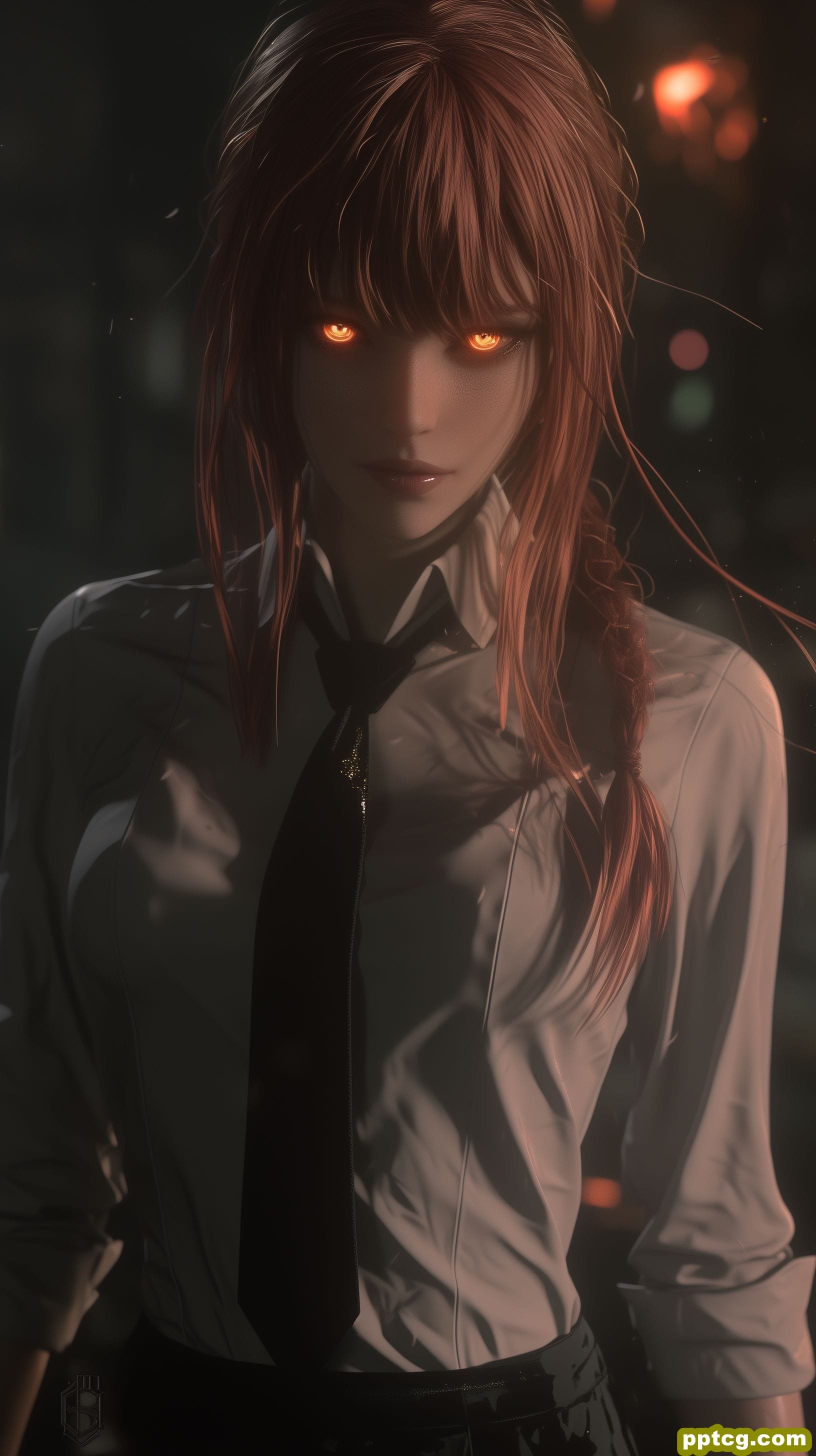 电锯人 玛奇玛 ai绘画 壁纸分享