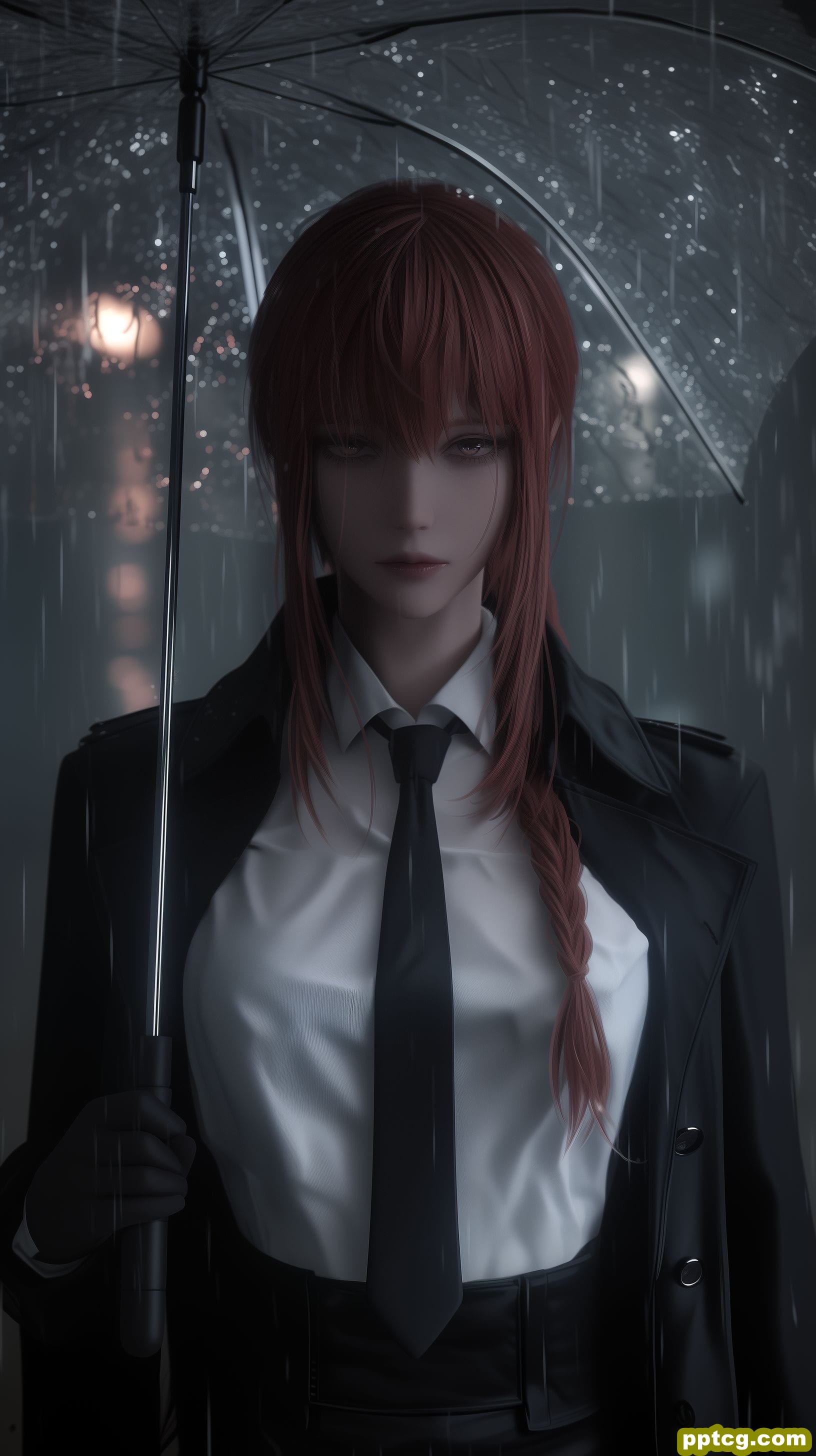 电锯人 玛奇玛 ai绘画 壁纸分享