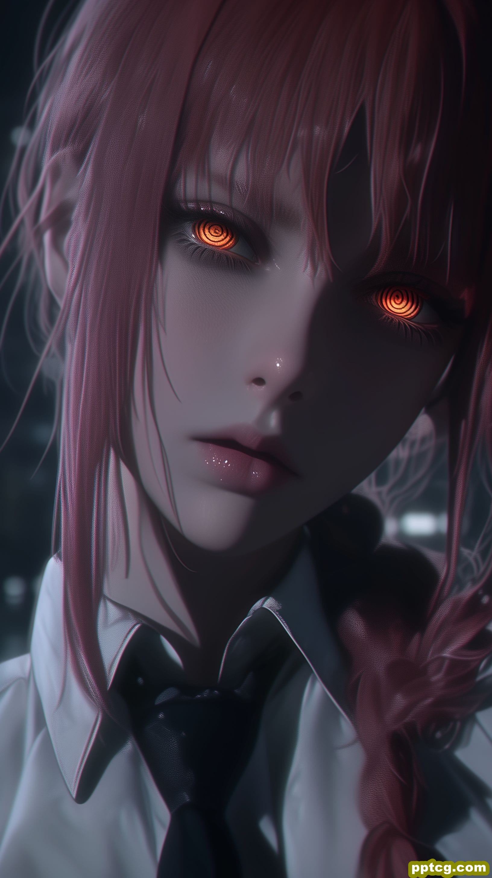 电锯人 玛奇玛 ai绘画 壁纸分享