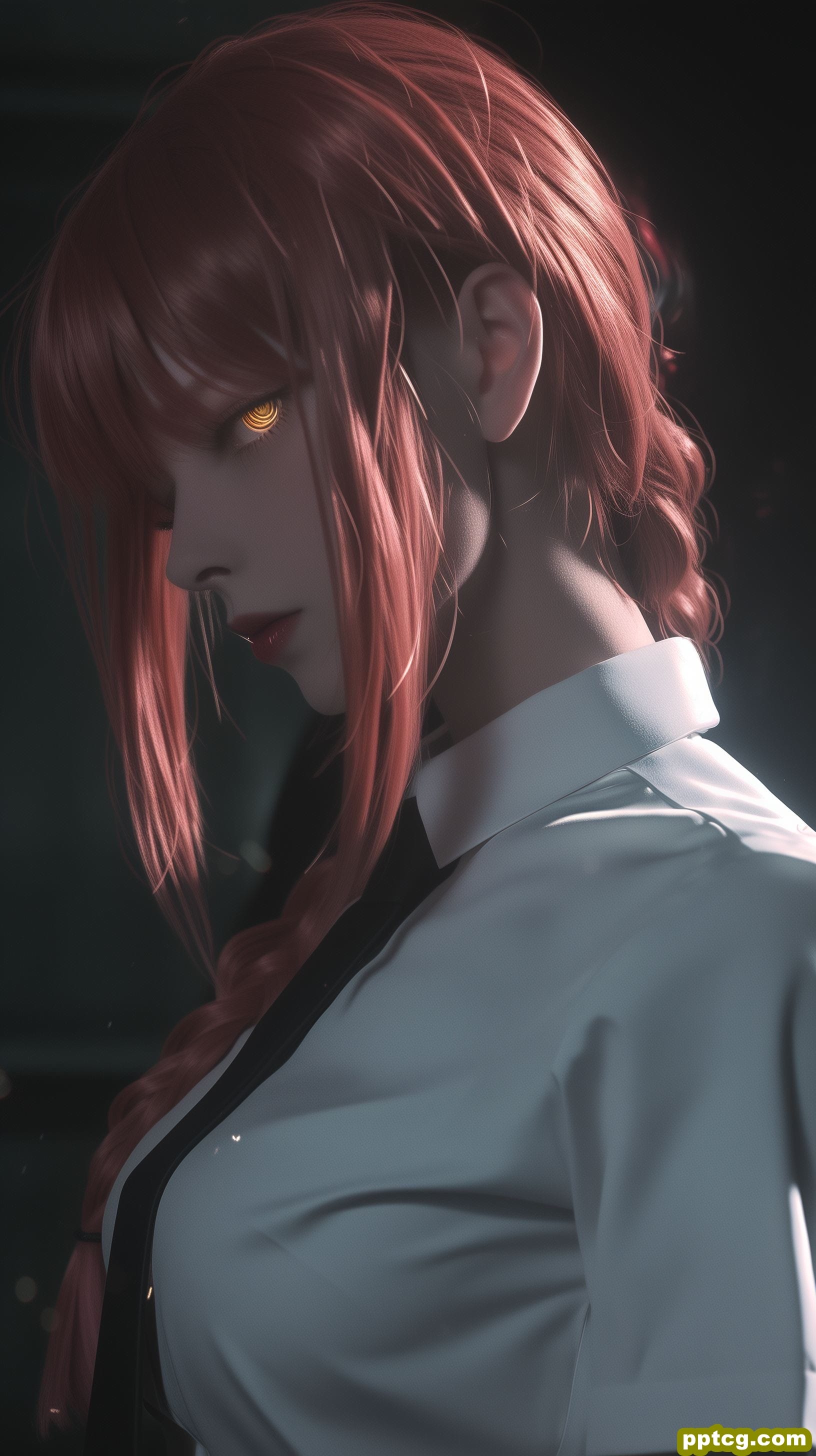 电锯人 玛奇玛 ai绘画 壁纸分享